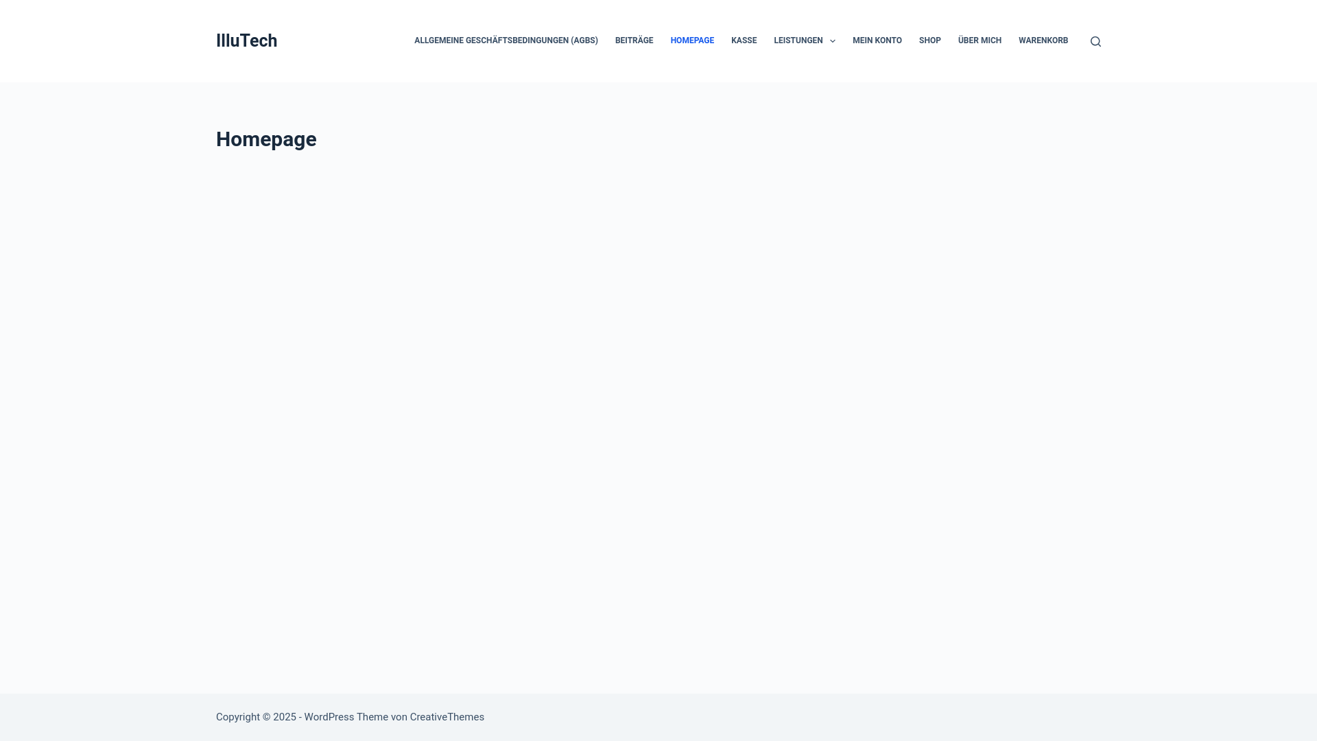 website screenshot of https://illutech-solutions.de/