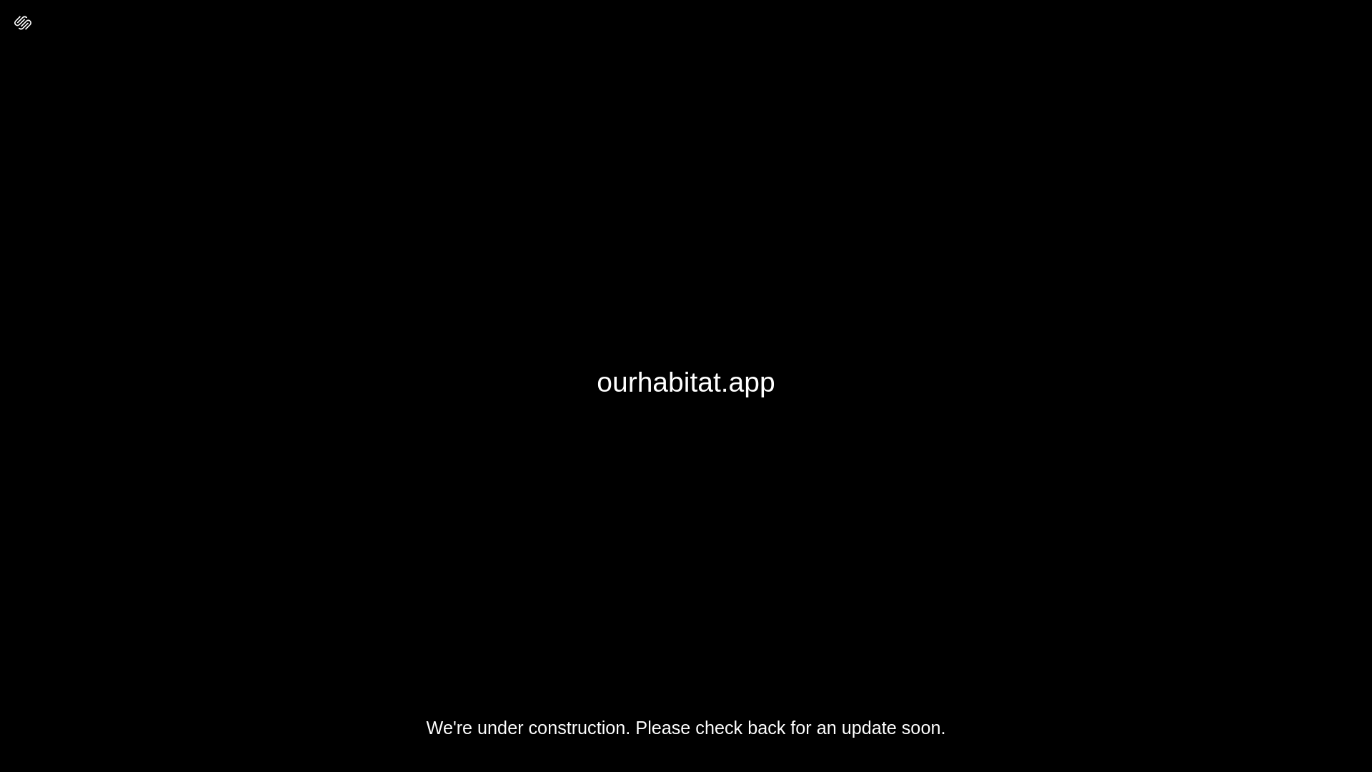 website screenshot of https://ourhabitat.app/