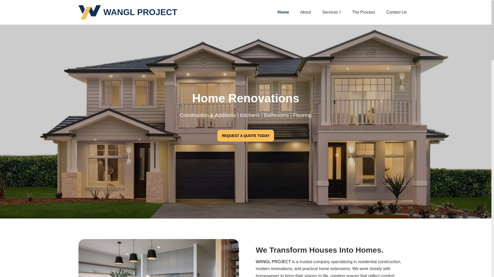 website screenshot of https://wanglproject.com/