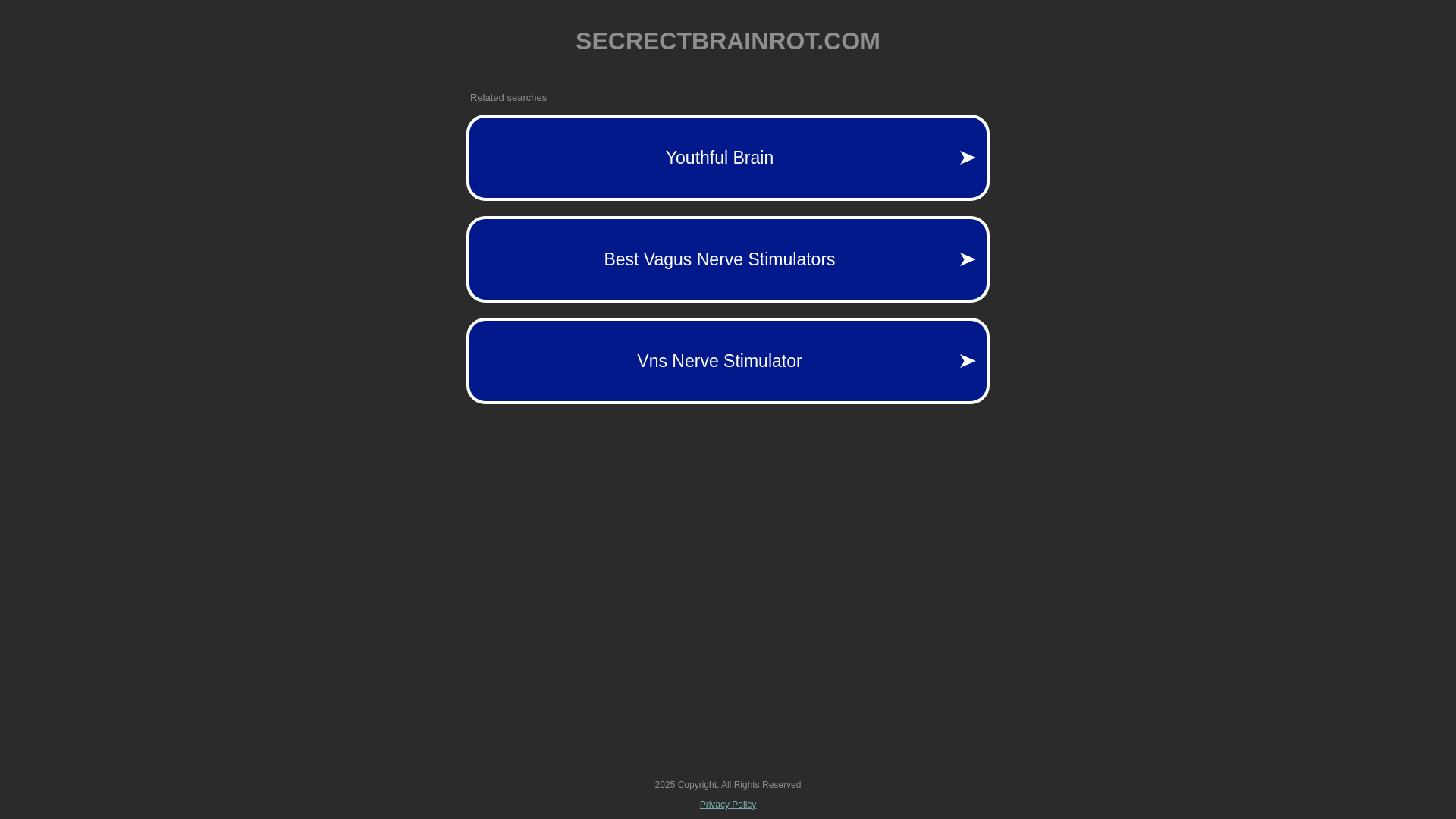 website screenshot of https://secrectbrainrot.com/