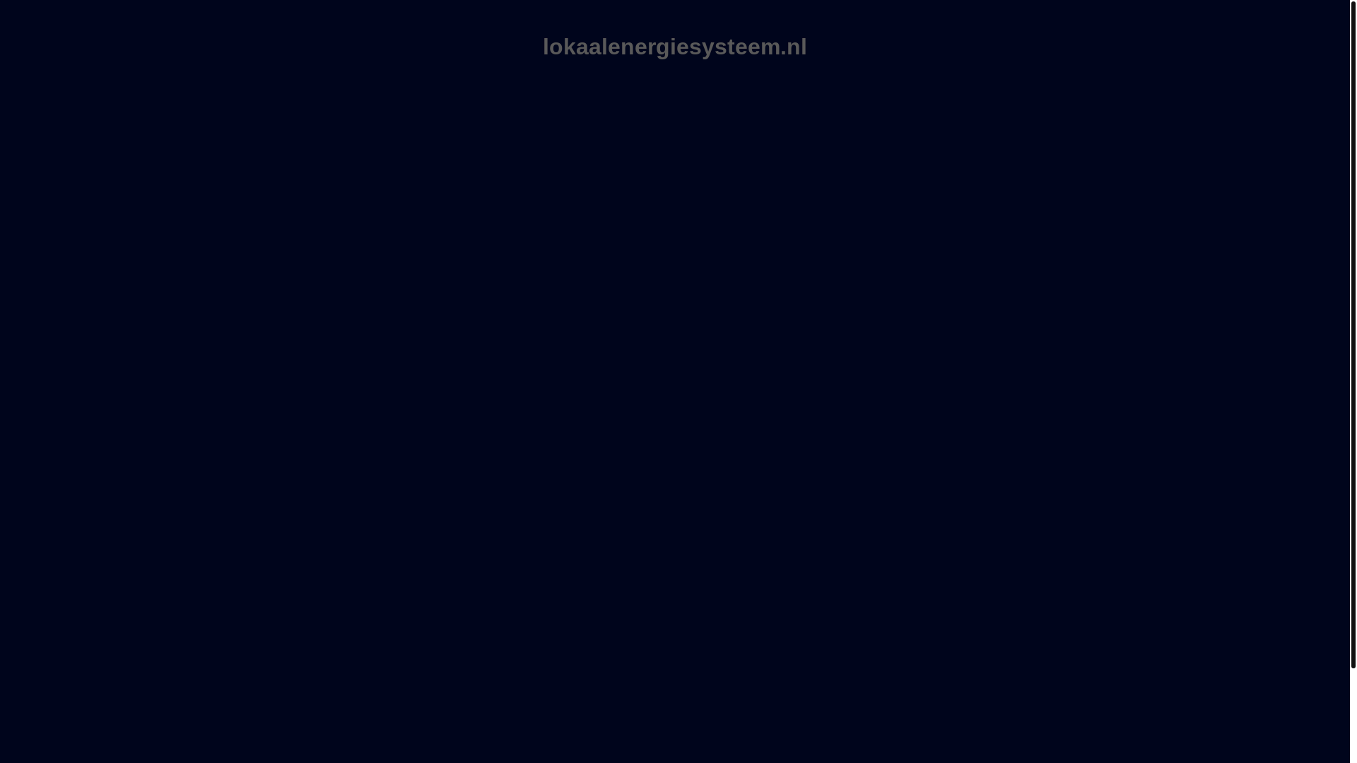 website screenshot of https://lokaalenergiesysteem.nl/