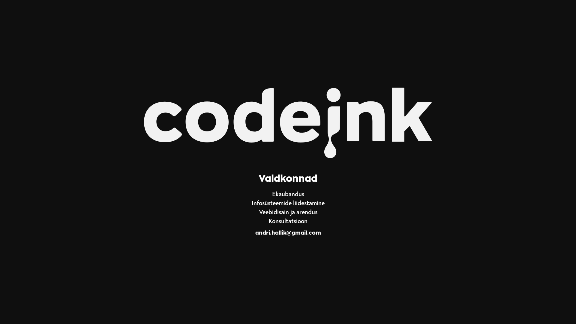 website screenshot of https://codeink.it/