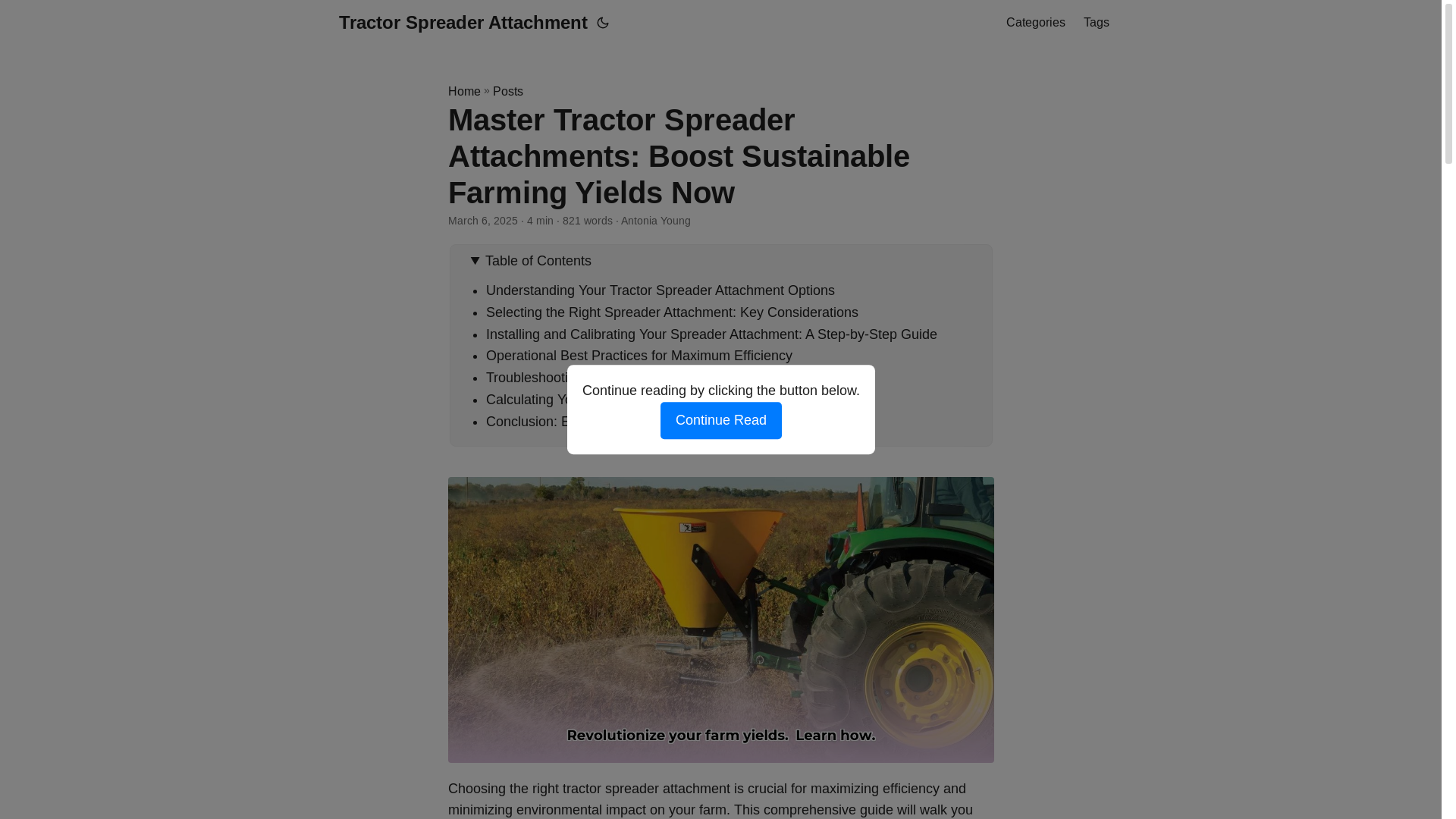 website screenshot of https://tractor-spreader-attachment.pages.dev/