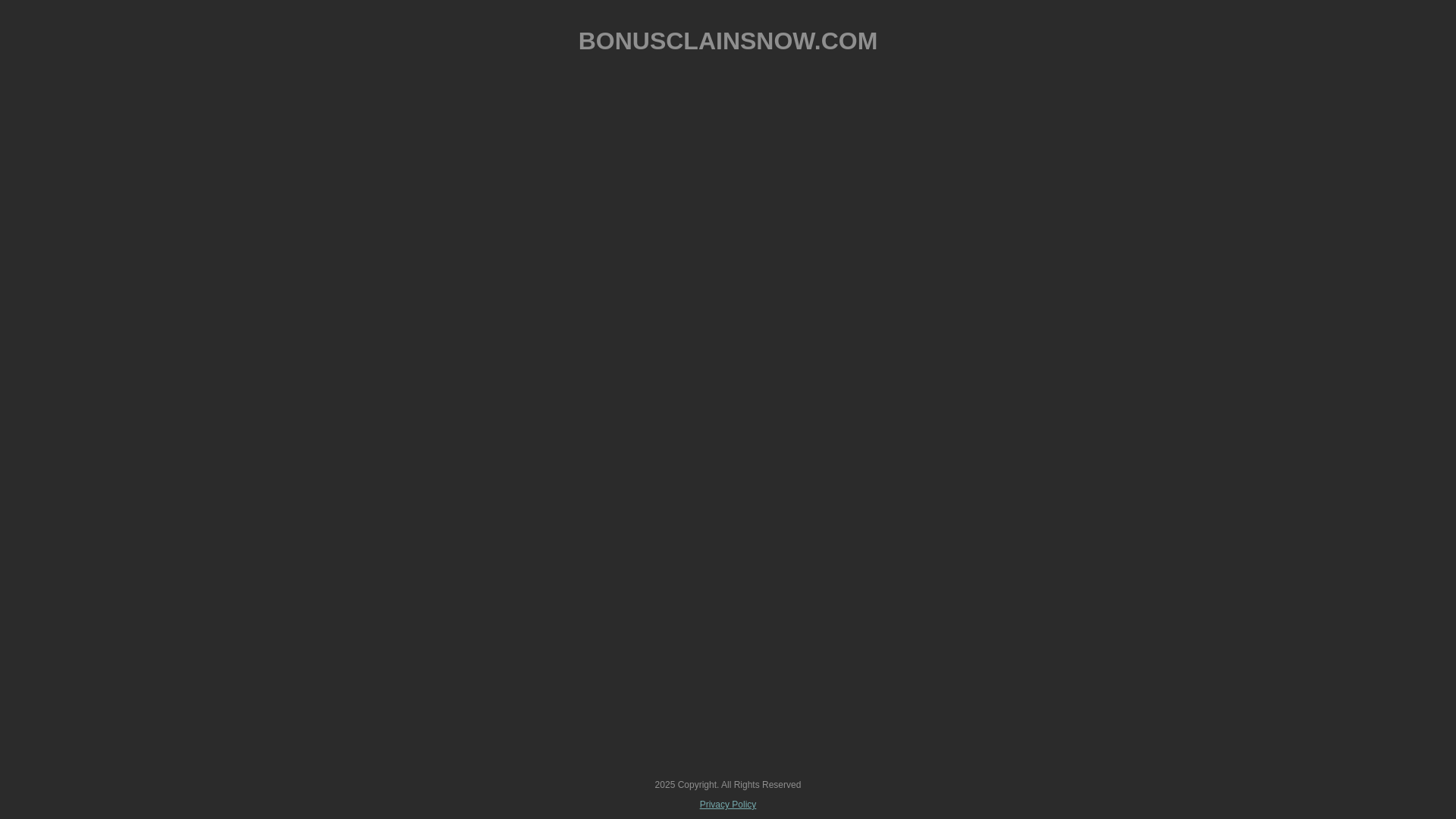 website screenshot of https://bonusclainsnow.com/