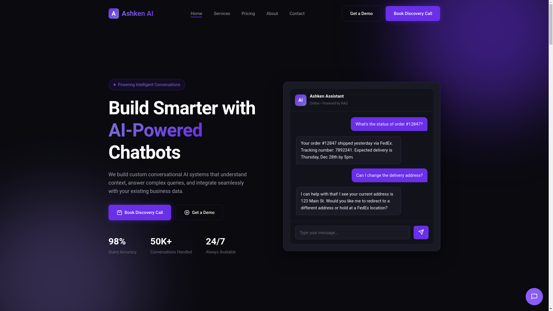 website screenshot of https://ashken-ai.pages.dev/
