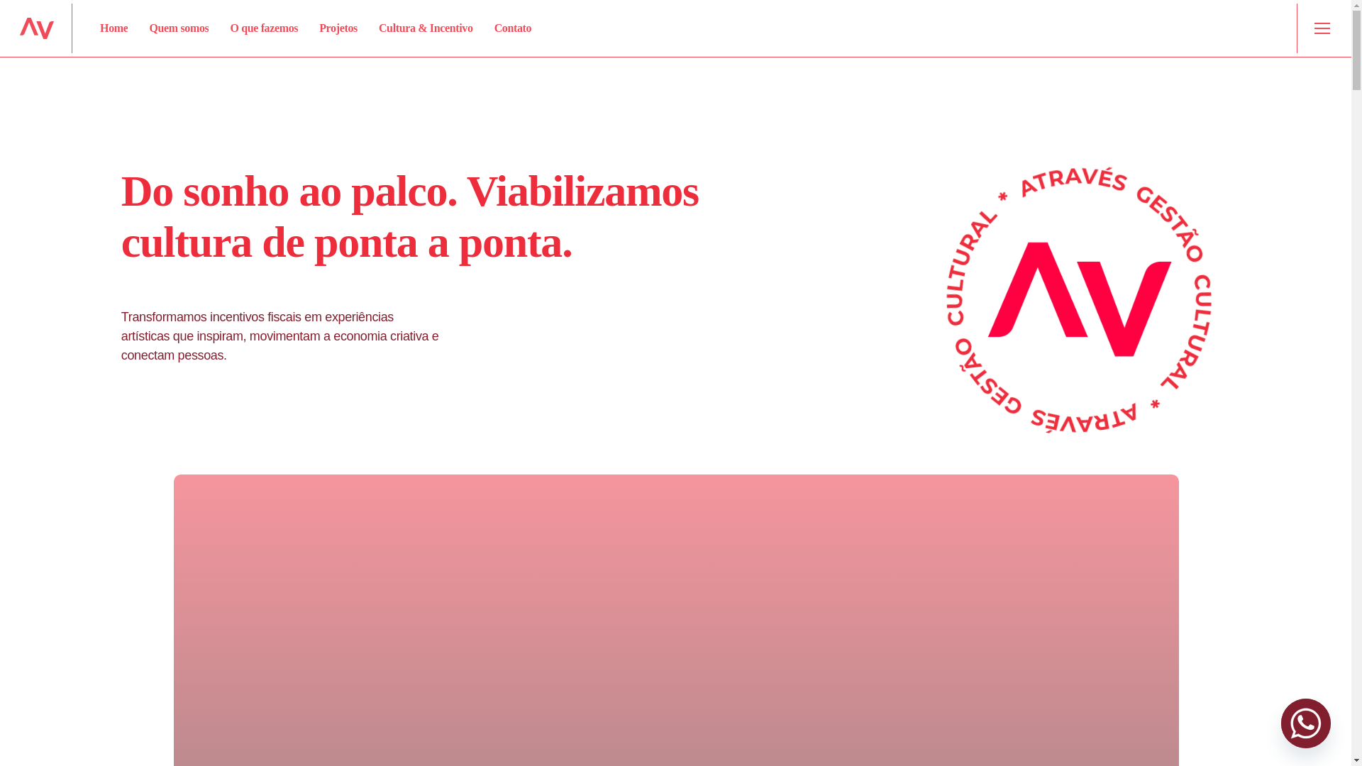 website screenshot of https://atravescultura.com.br/