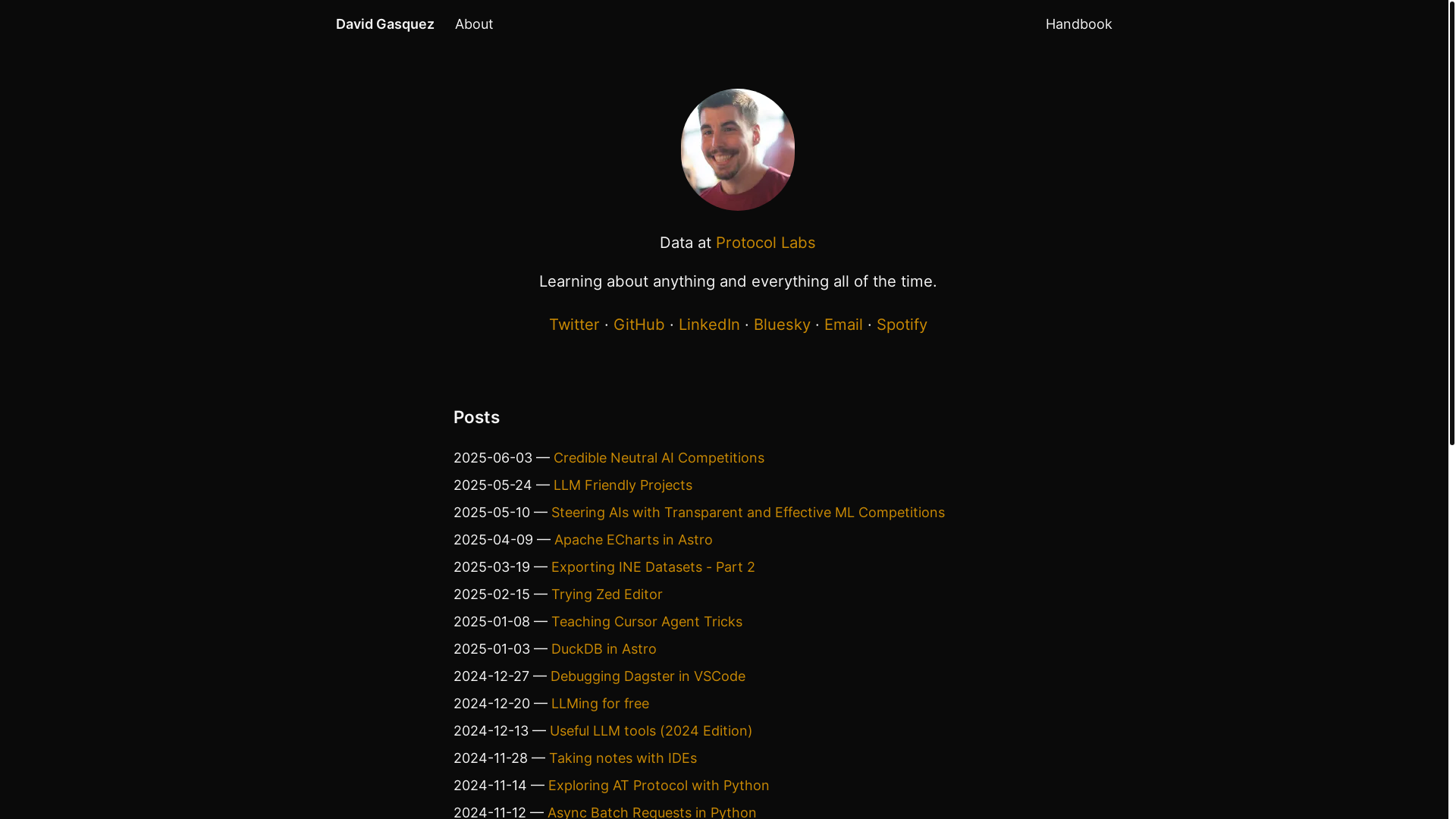 website screenshot of https://davidgasquez.pages.dev/