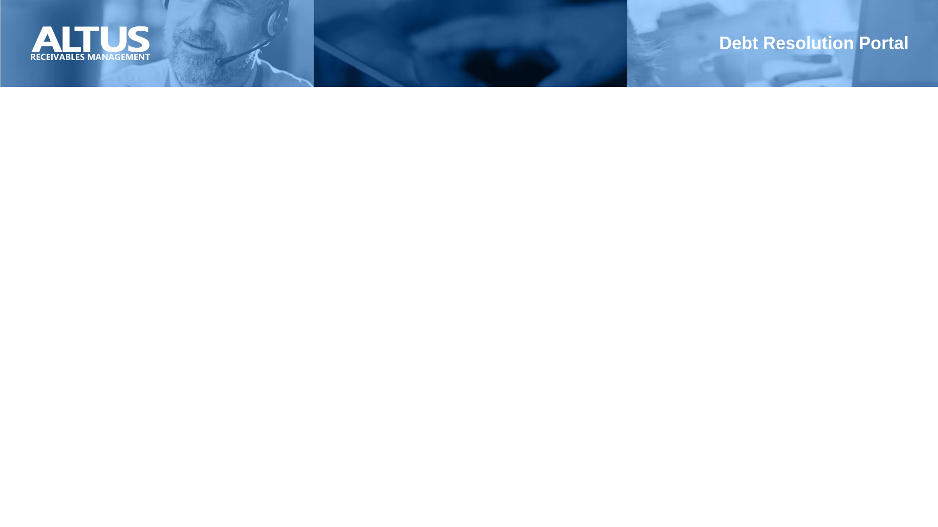 website screenshot of https://altus.force.com/resolution
