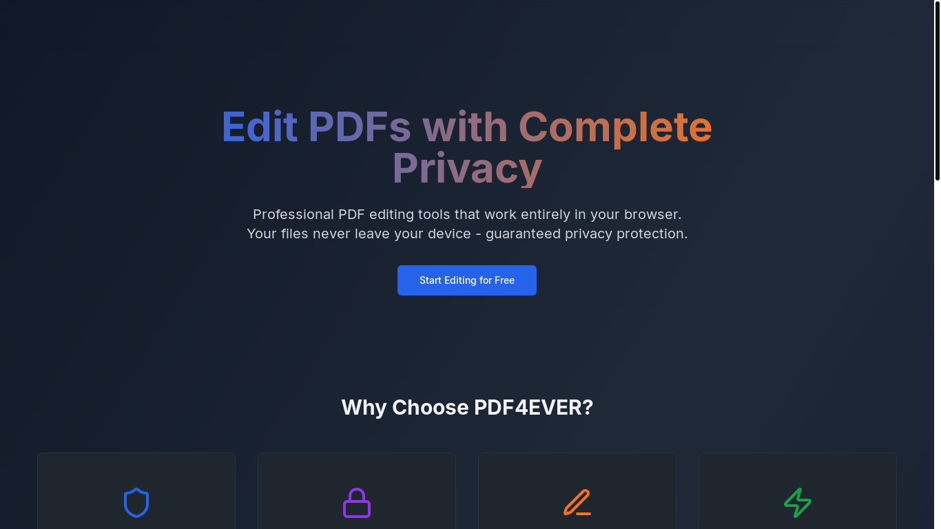 website screenshot of https://pdf-4ever2.pages.dev/
