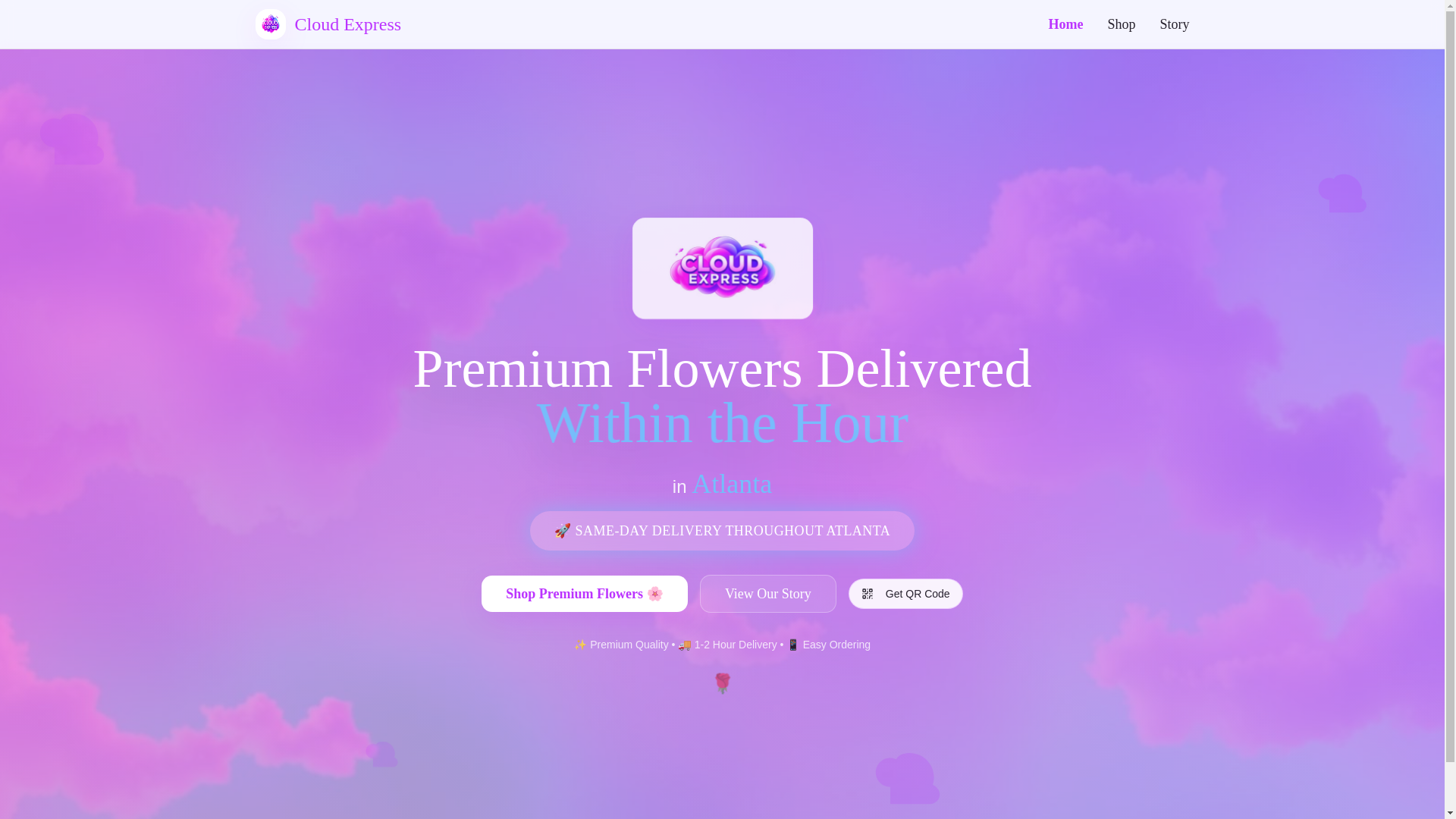 website screenshot of https://cloudexpress.me/