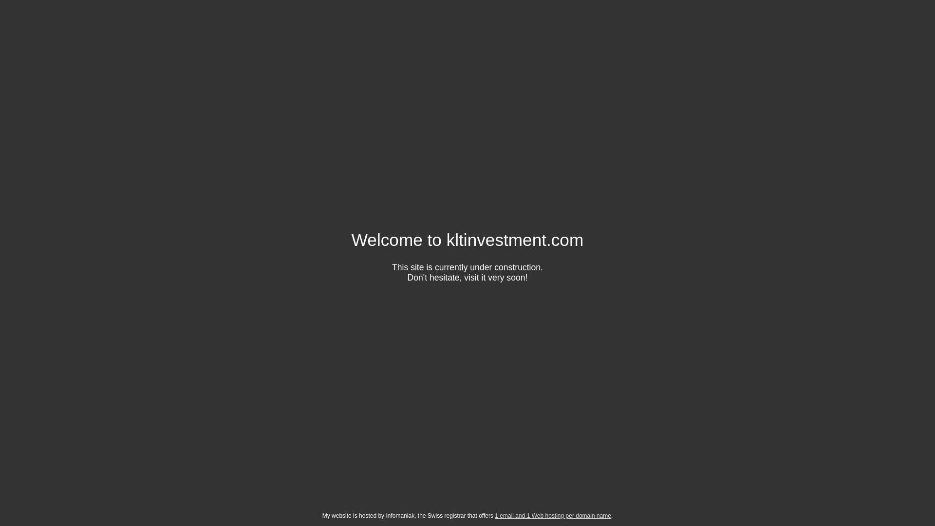 website screenshot of https://kltinvestment.com/