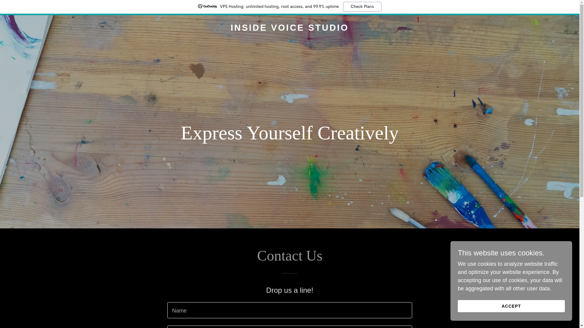 website screenshot of https://insidevoicestudio.com/