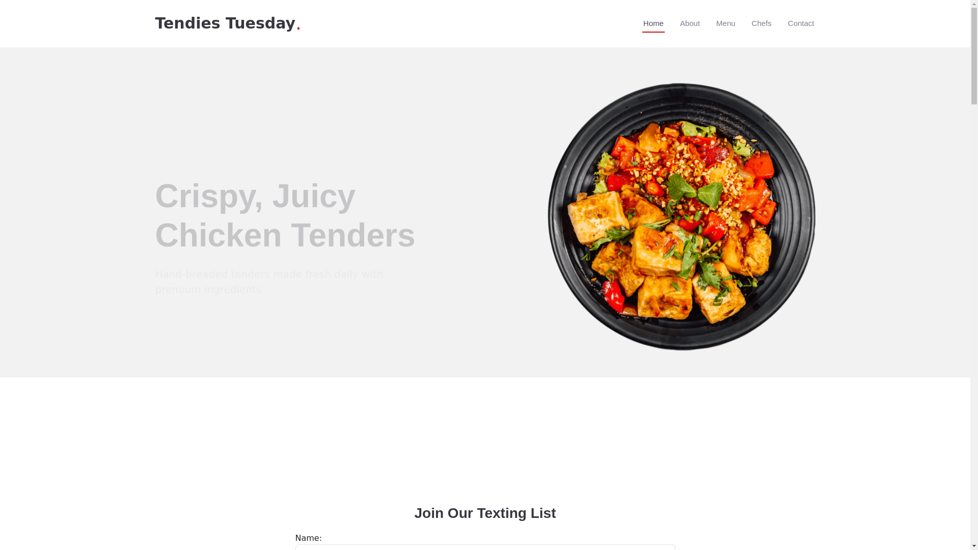 website screenshot of https://tendiestuesday.pages.dev/
