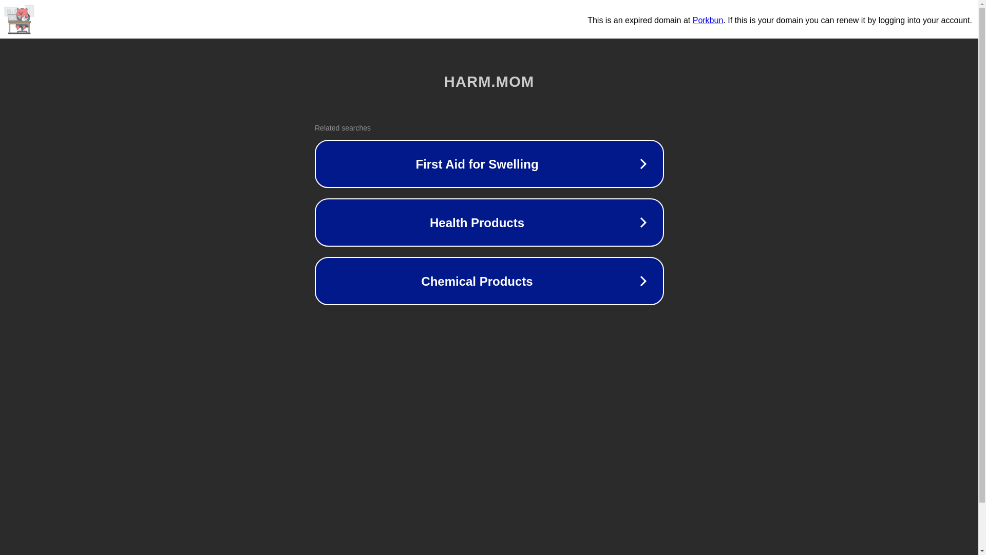 website screenshot of https://harm.mom/