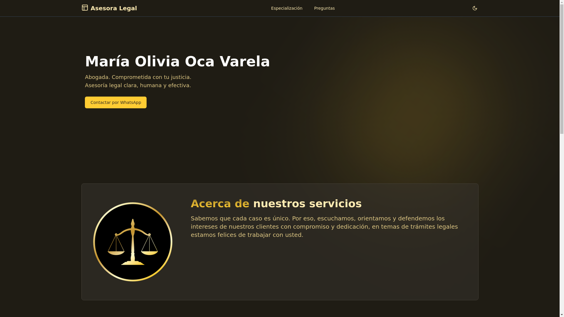 website screenshot of https://oliviaocabogada.pages.dev/
