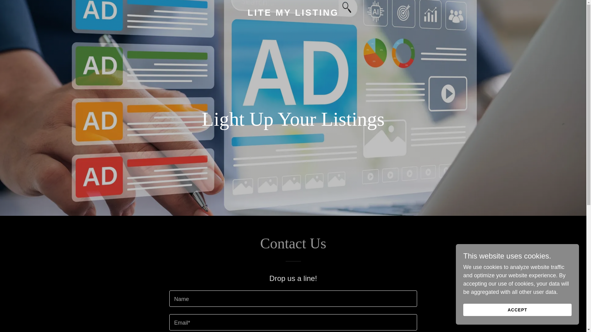 website screenshot of https://litemylisting.com/
