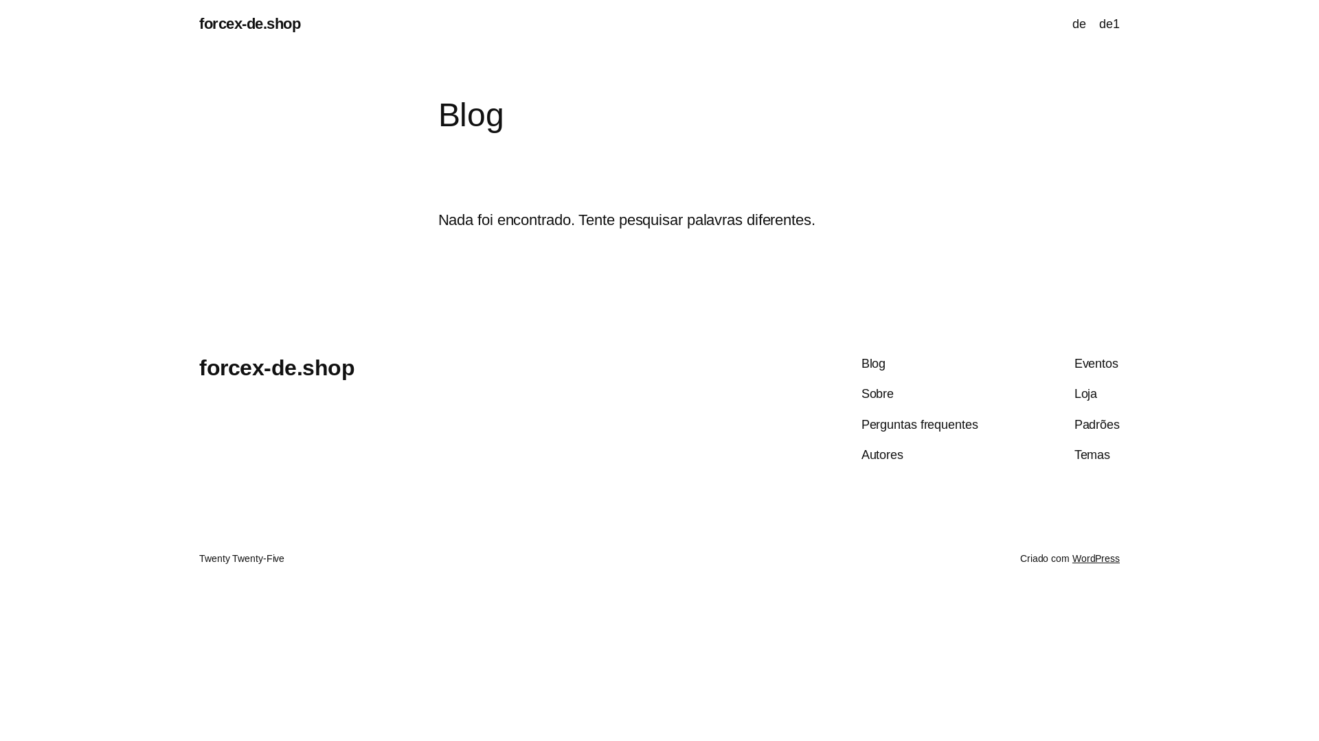 website screenshot of https://forcex-de.shop/