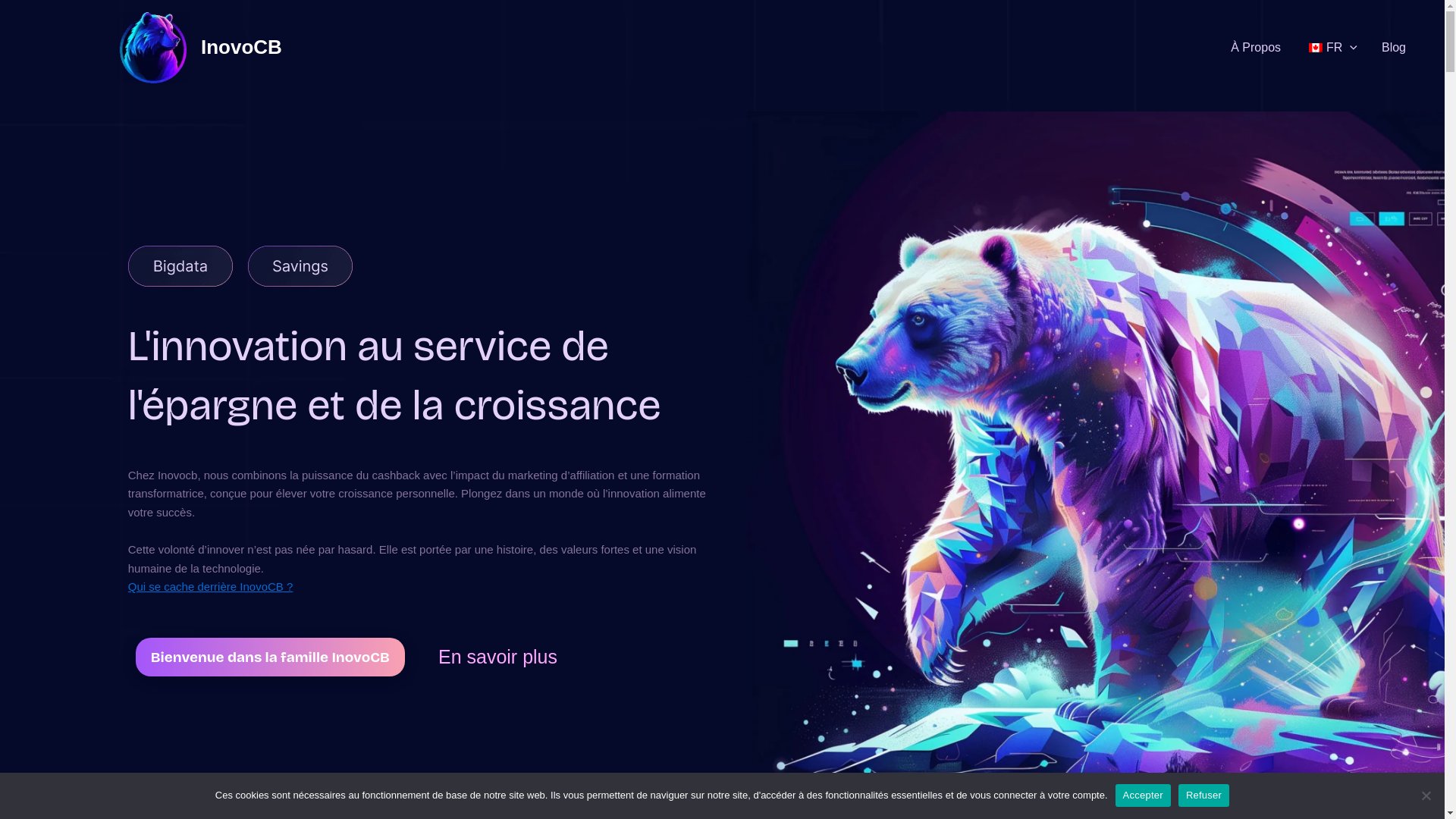 website screenshot of https://inovocb.com/