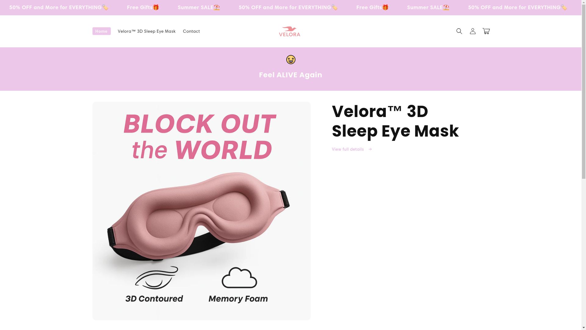 website screenshot of https://velorarest.com/