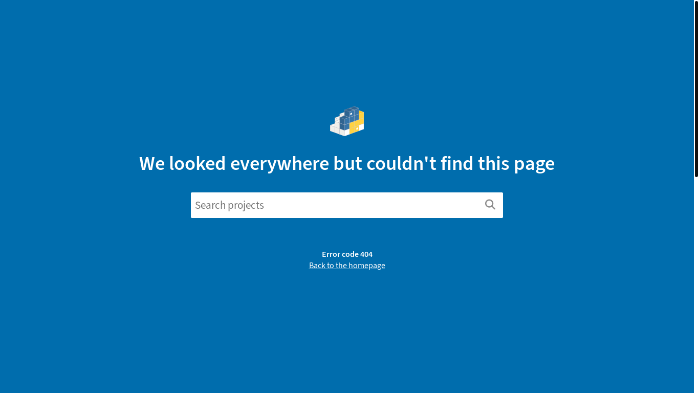 website screenshot of https://pypi.org/user/cuellopaulina177