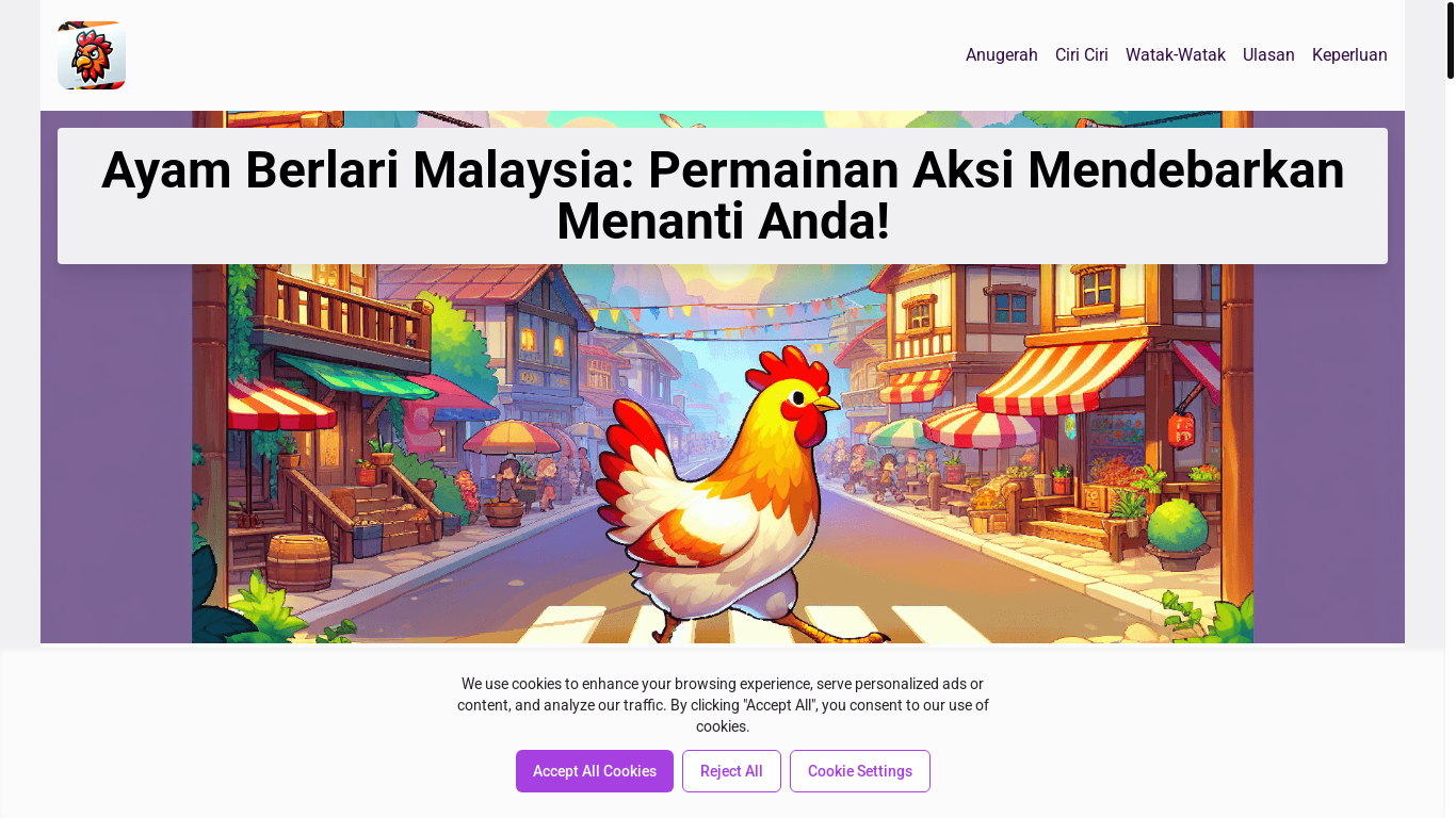 website screenshot of https://ayamberlarimy.com/