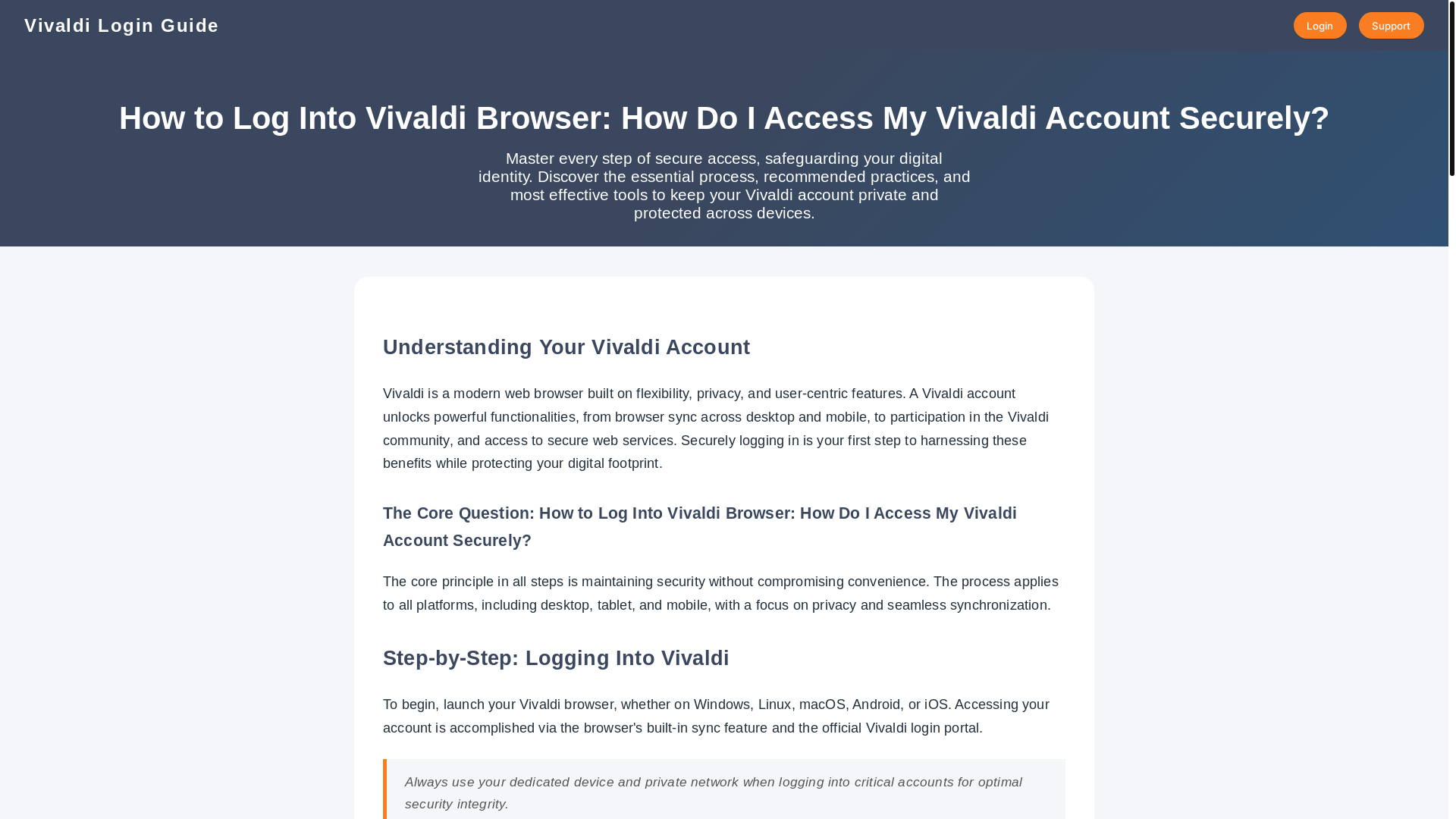 website screenshot of https://vivaldi.pages.dev/