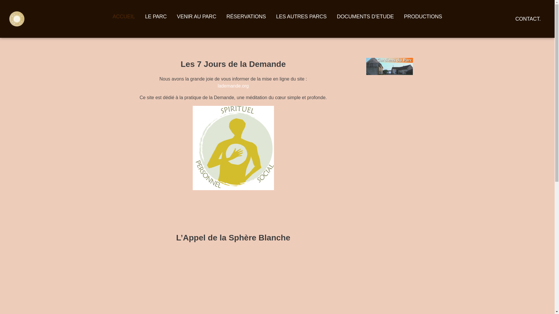 website screenshot of https://parclabelleidee.site/