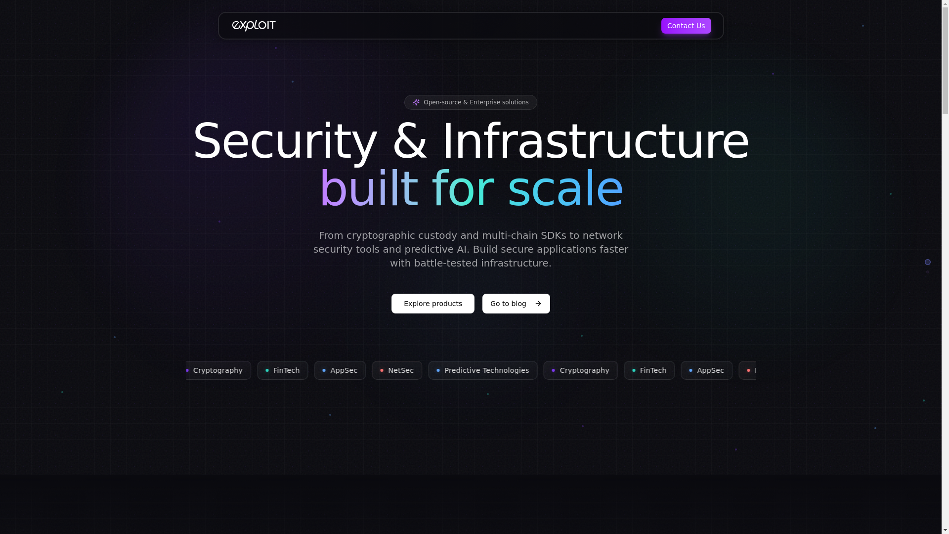 website screenshot of https://exploit-landing-5oq.pages.dev/