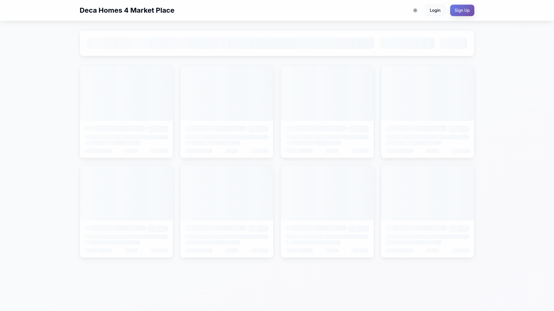 website screenshot of https://decahomes4marketplace.app/