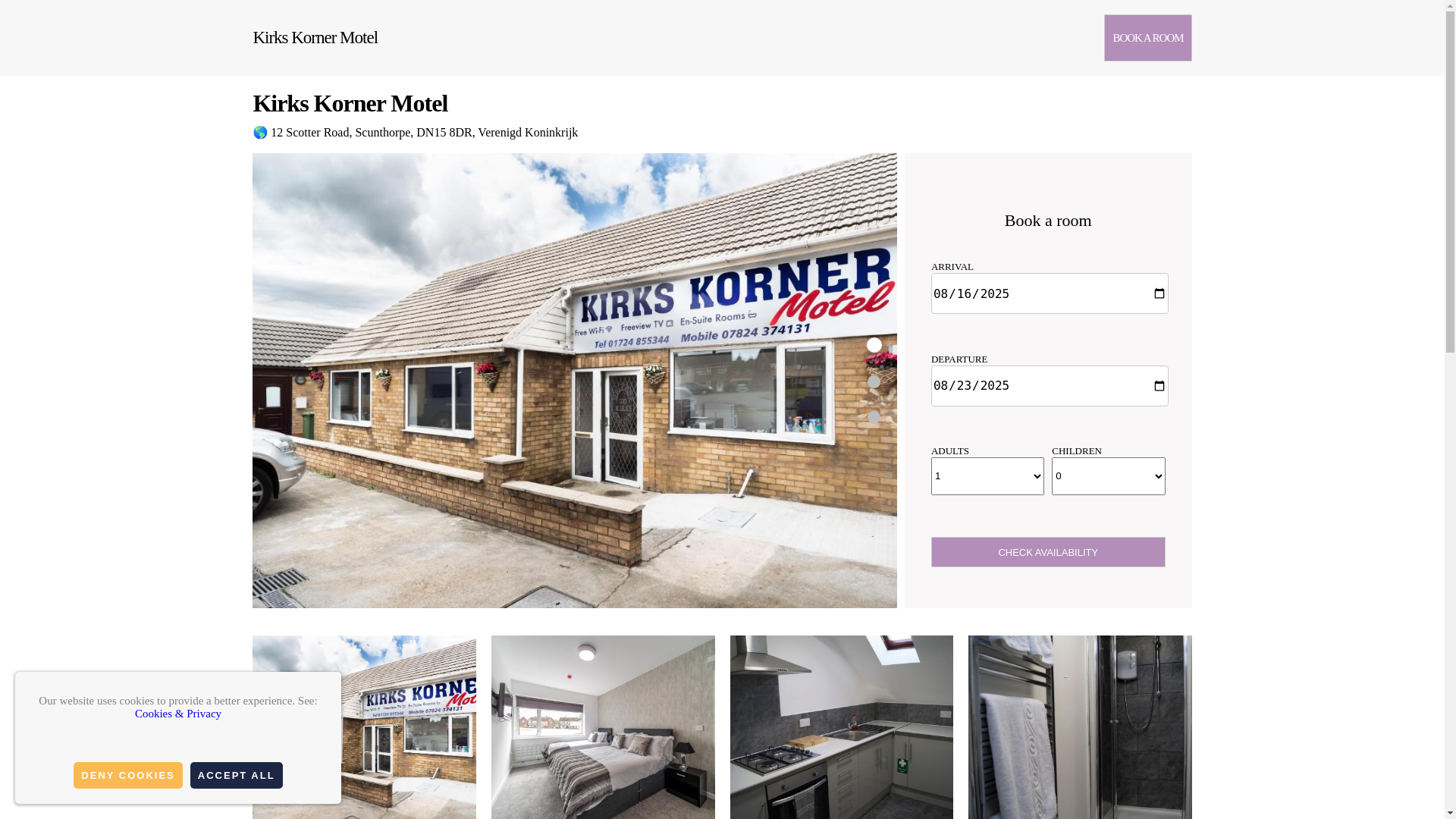 website screenshot of https://kirks-korner-motel-petrol-station.com.es/