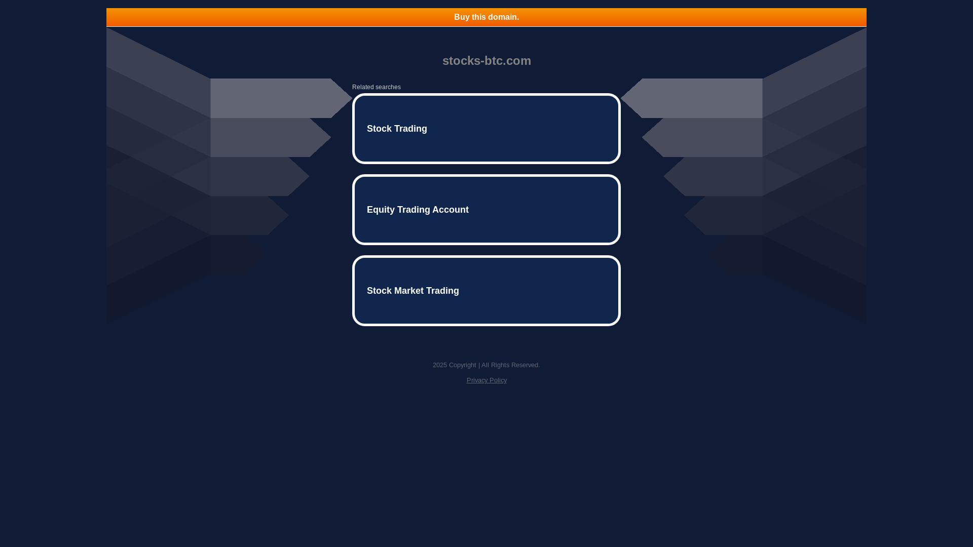 website screenshot of https://stocks-btc.com/
