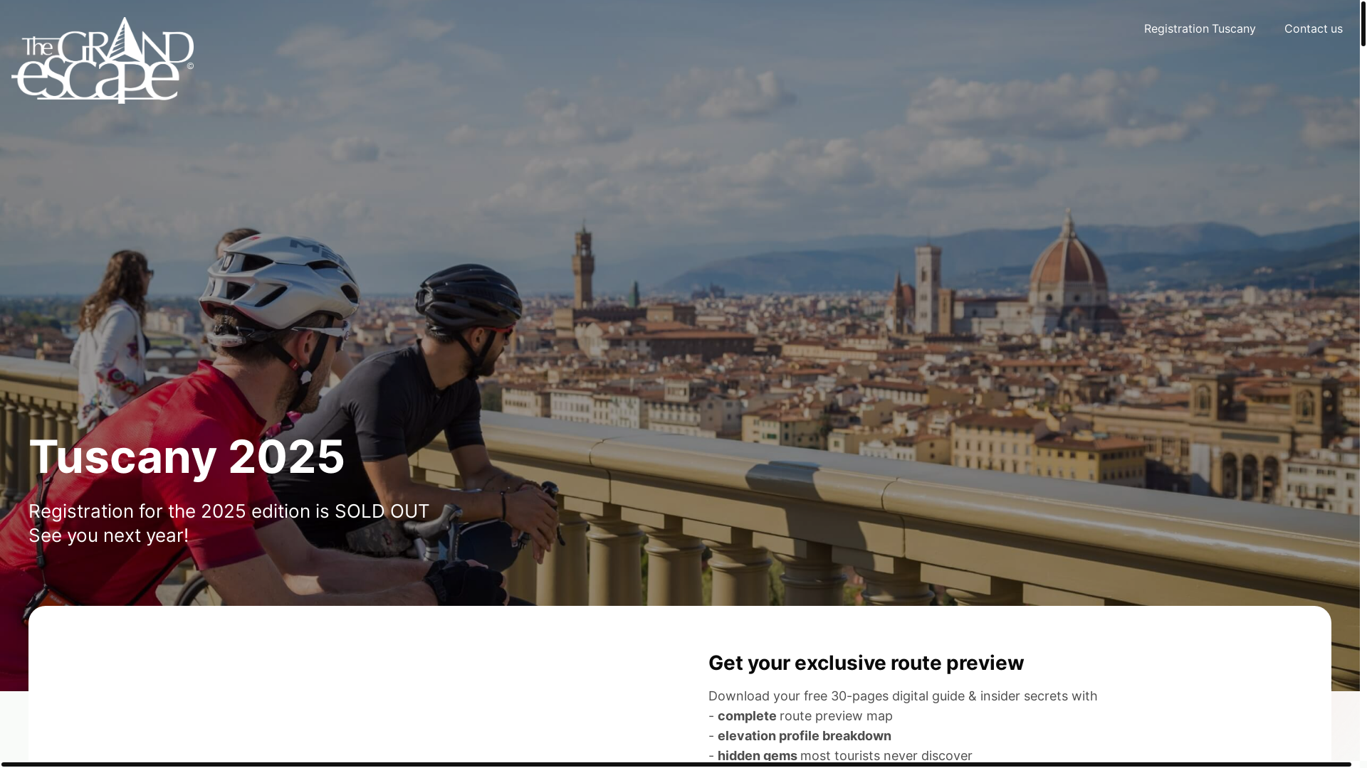 website screenshot of https://thegrandescape.pages.dev/