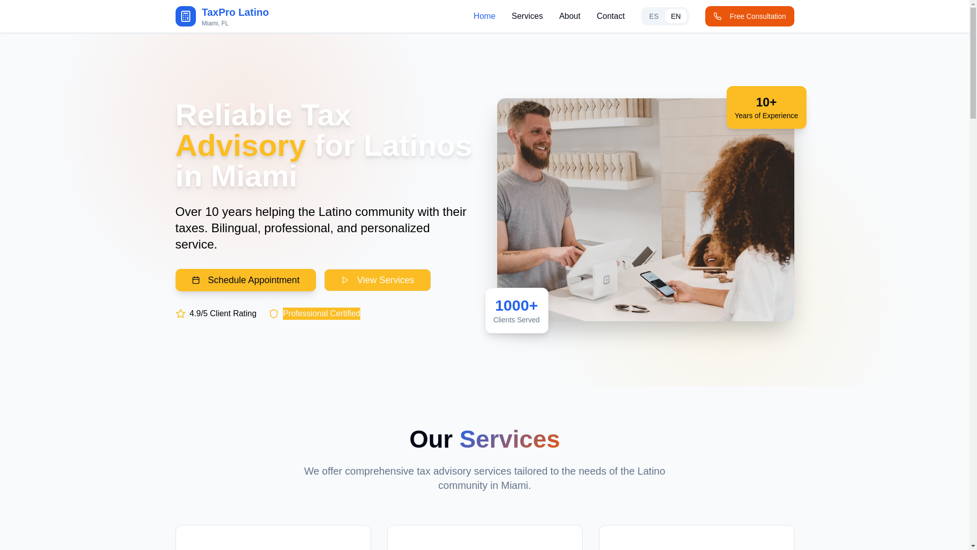 website screenshot of https://serivicesiris.com/