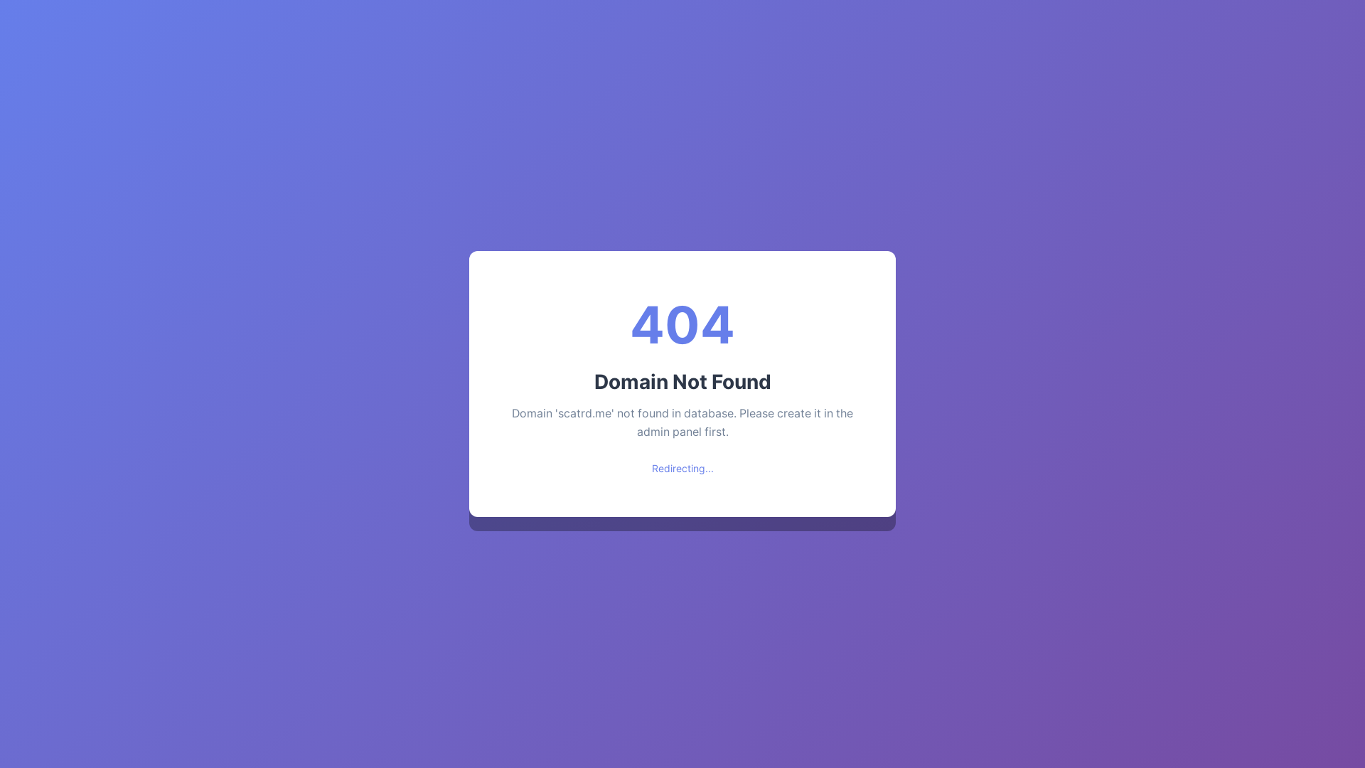 website screenshot of https://scatrd.me/