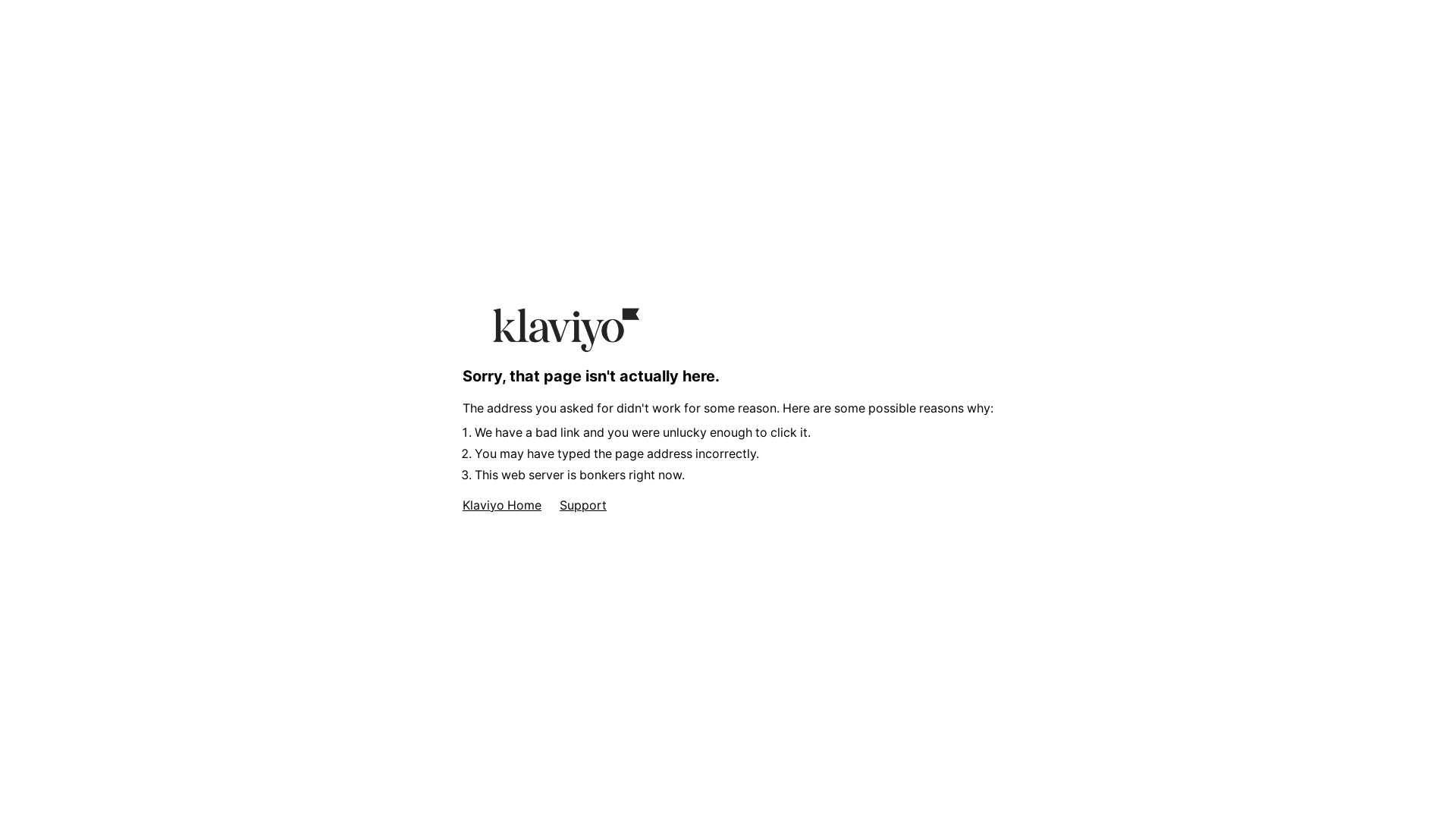 website screenshot of https://ctrk.klclick1.com/