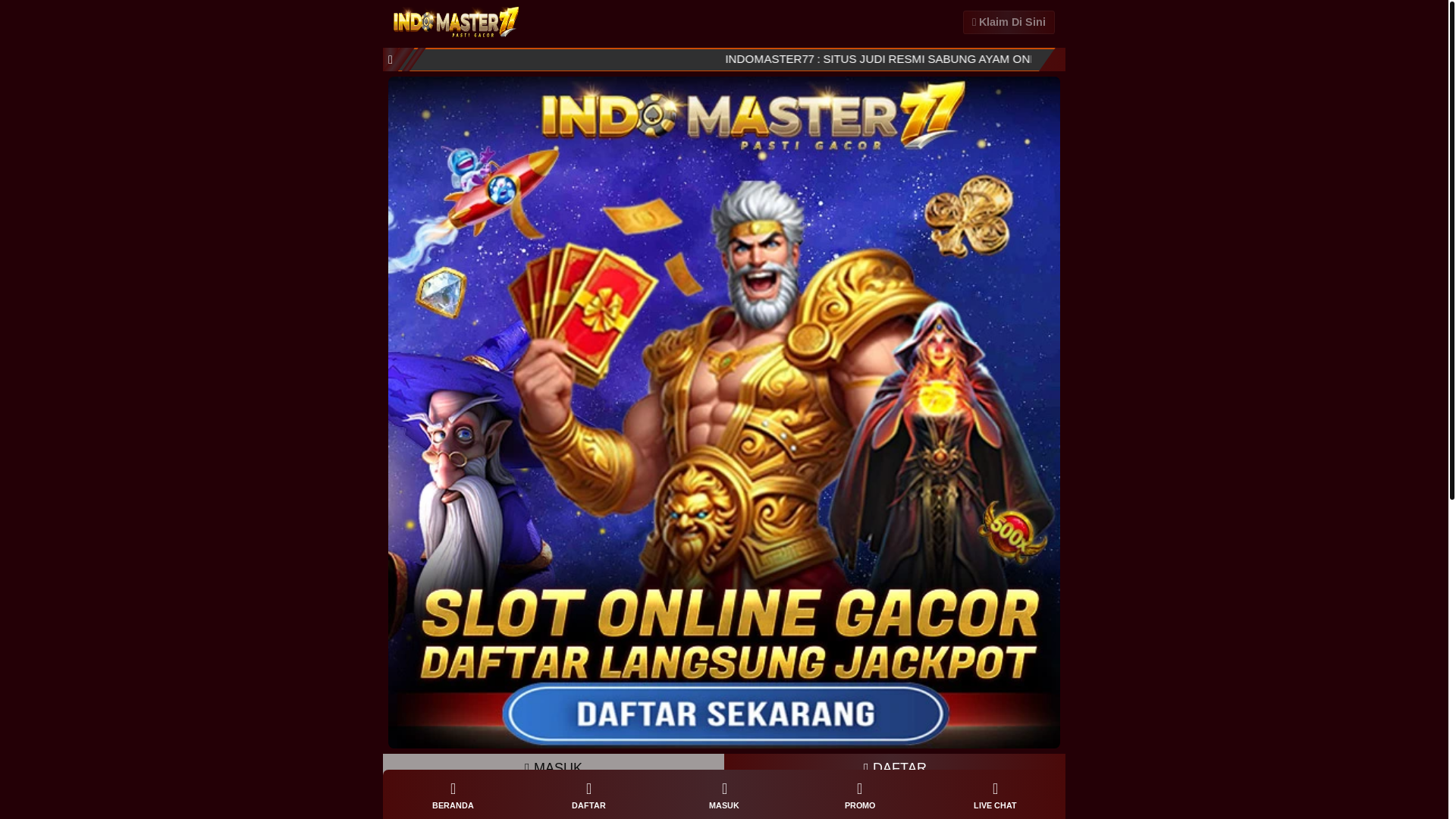 website screenshot of https://amp-indomaster77.pages.dev/