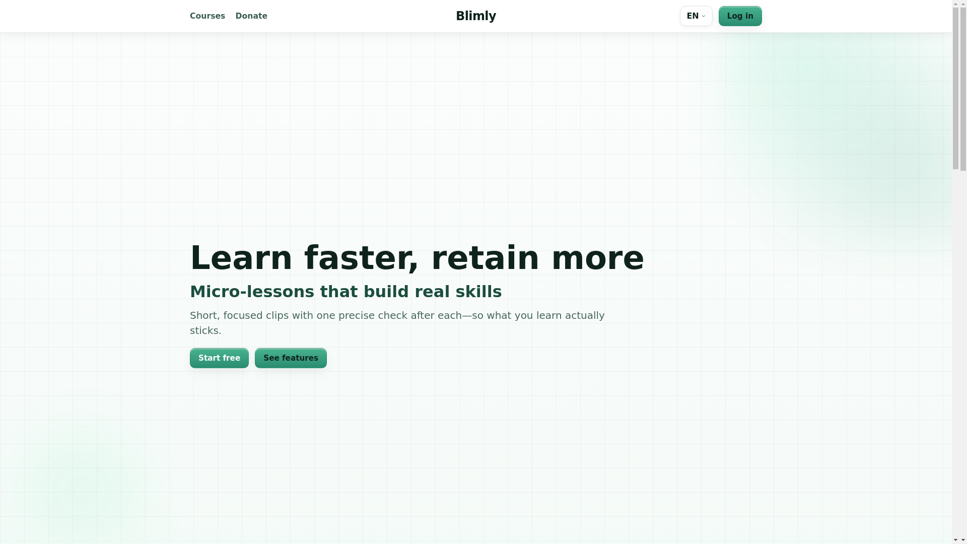 website screenshot of https://blimly-uz.pages.dev/