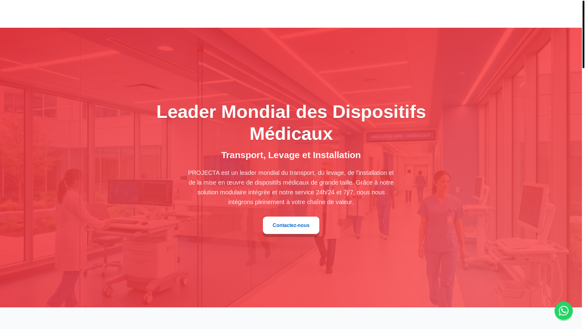 website screenshot of https://projecta.ma/
