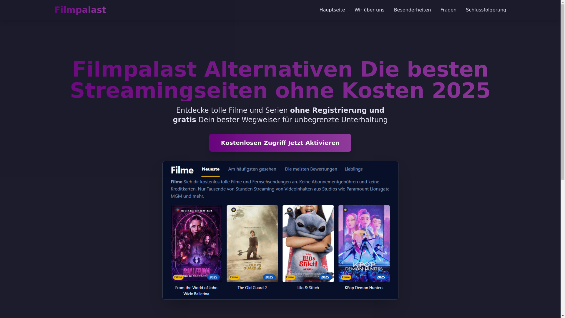 website screenshot of https://filmpalast-i6aq.pages.dev/