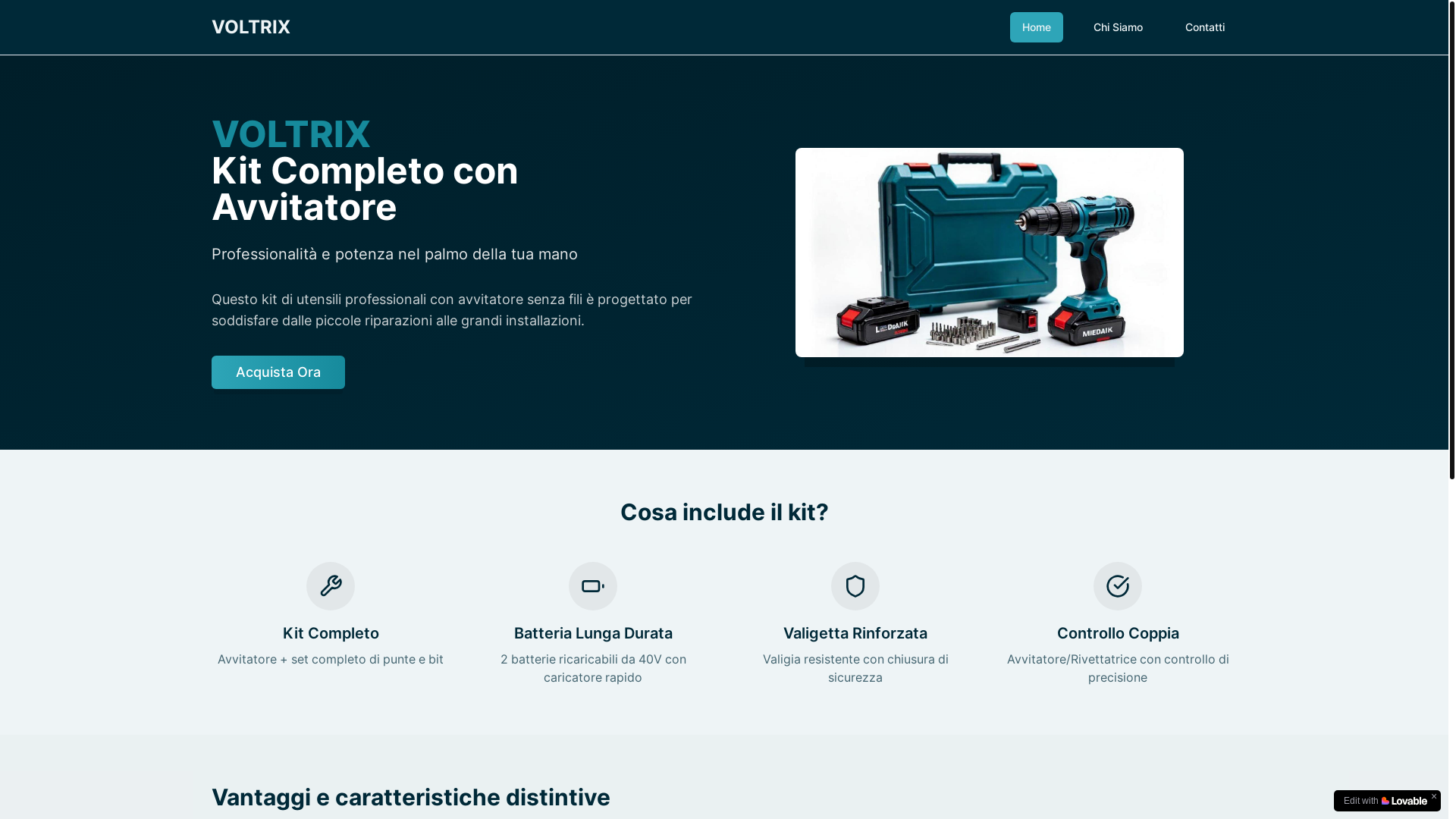 website screenshot of https://utensili-it.shop/