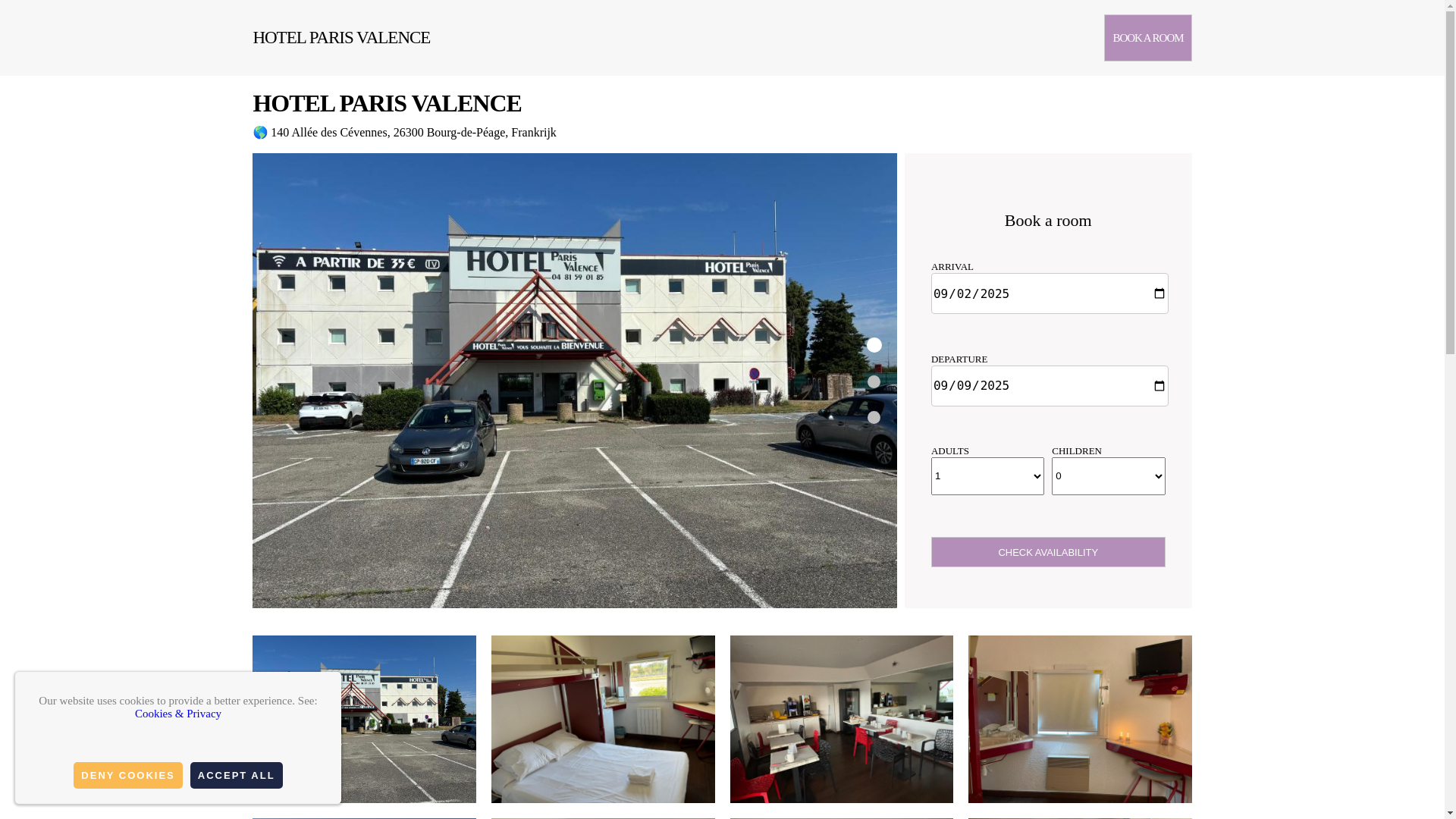 website screenshot of https://hotel-paris-valence.org.es/