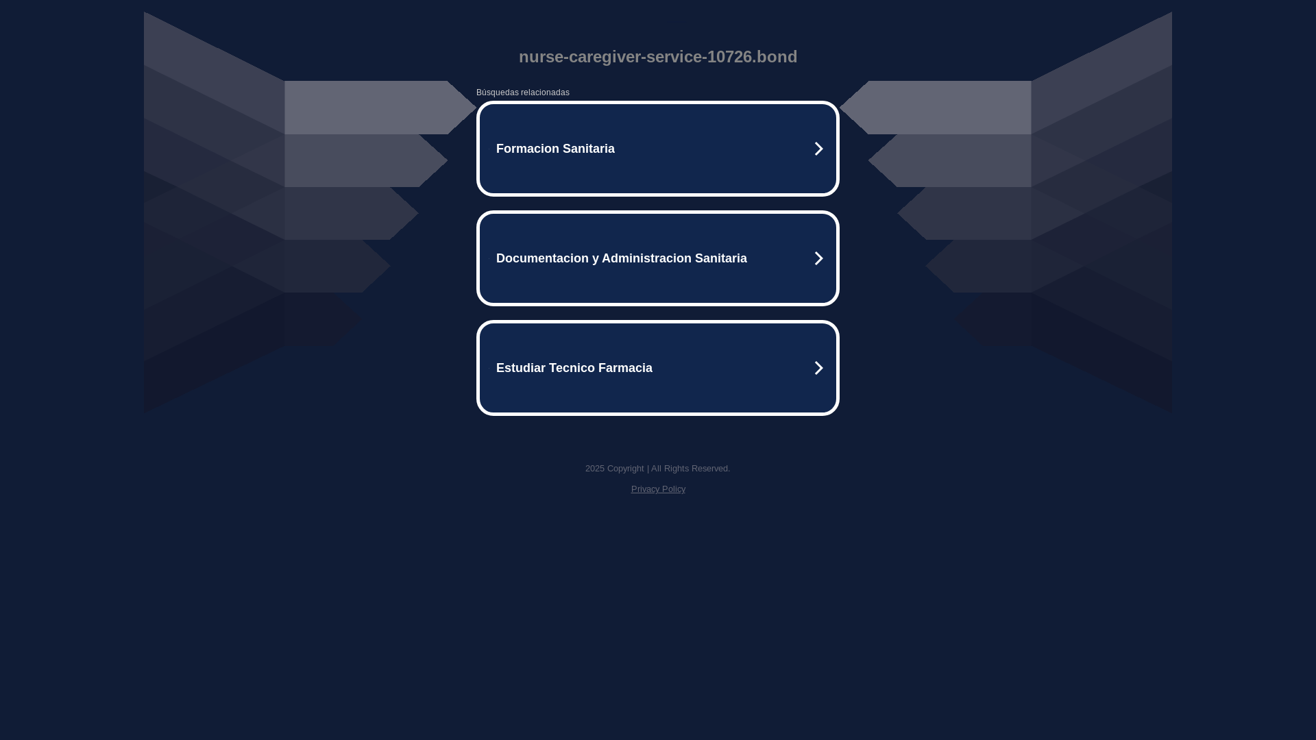 website screenshot of https://nurse-caregiver-service-10726.bond/