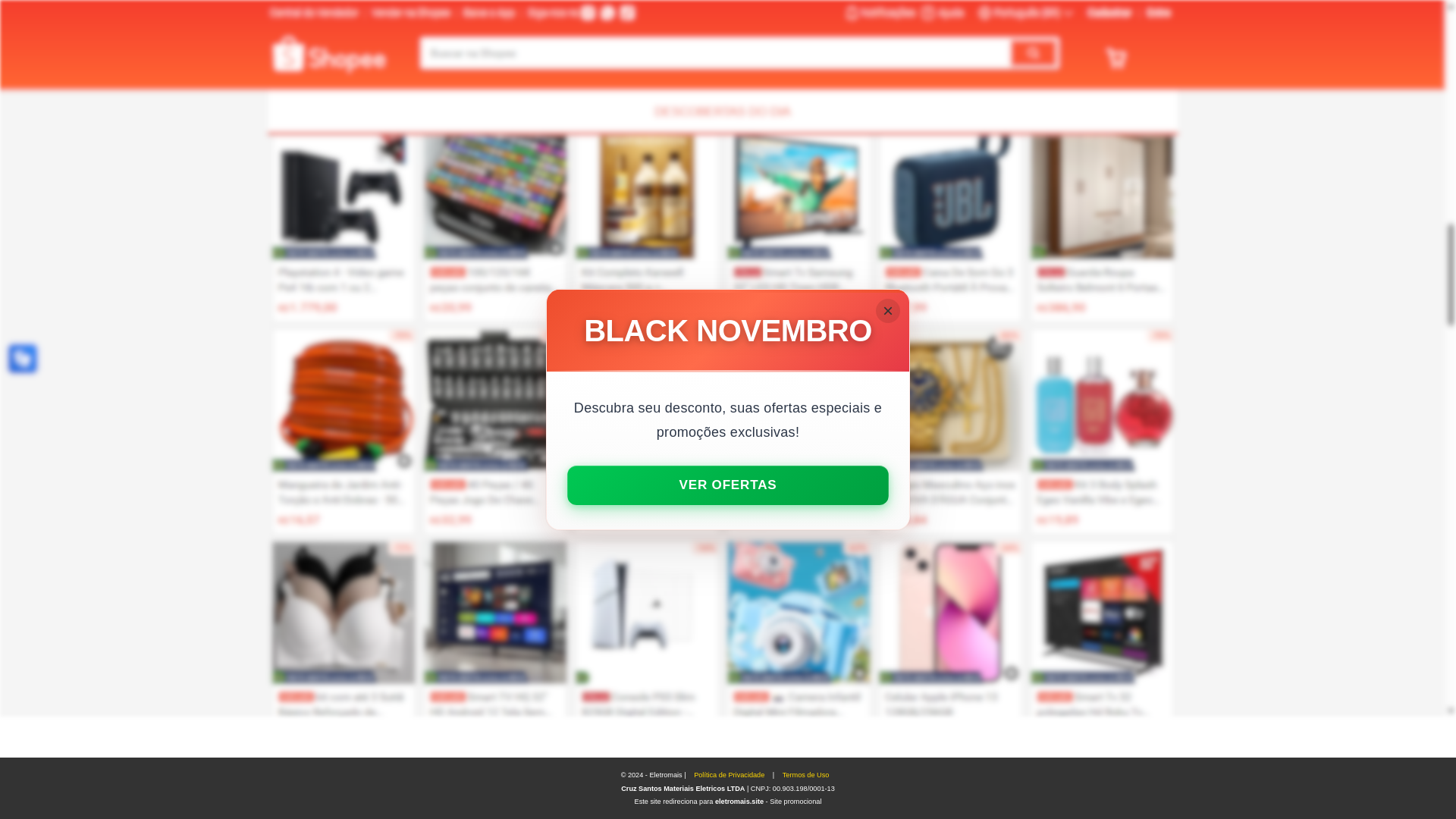 website screenshot of https://blacknovembro003.site/