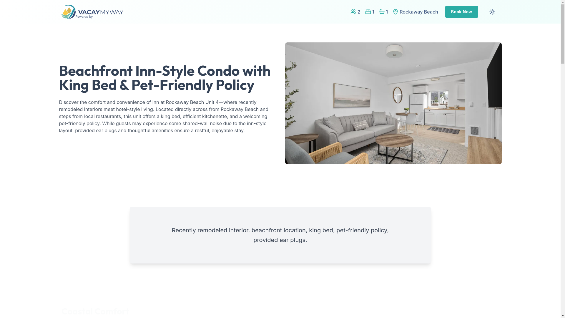 website screenshot of https://shoreview.house/