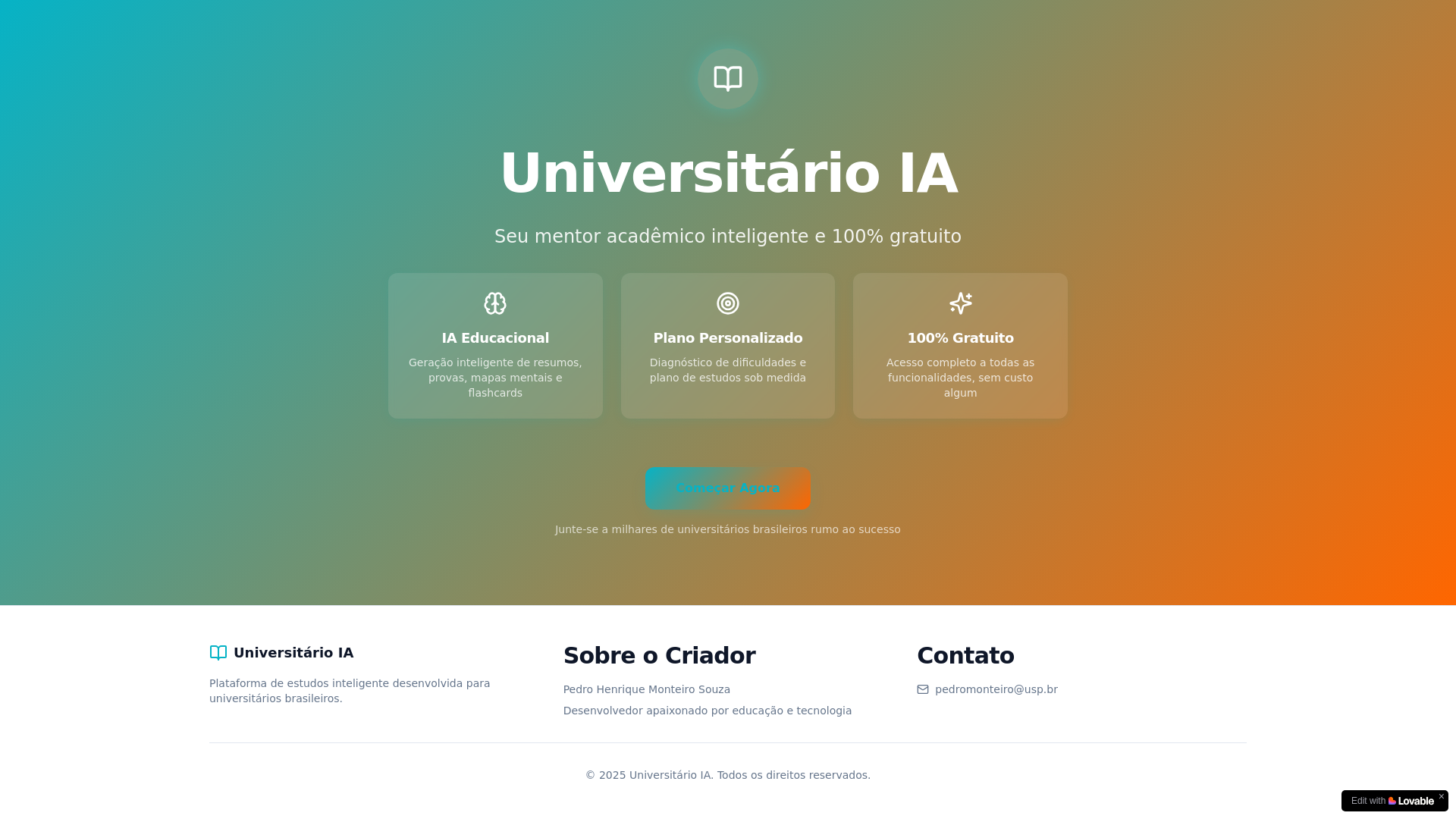 website screenshot of https://lumencampus.com/