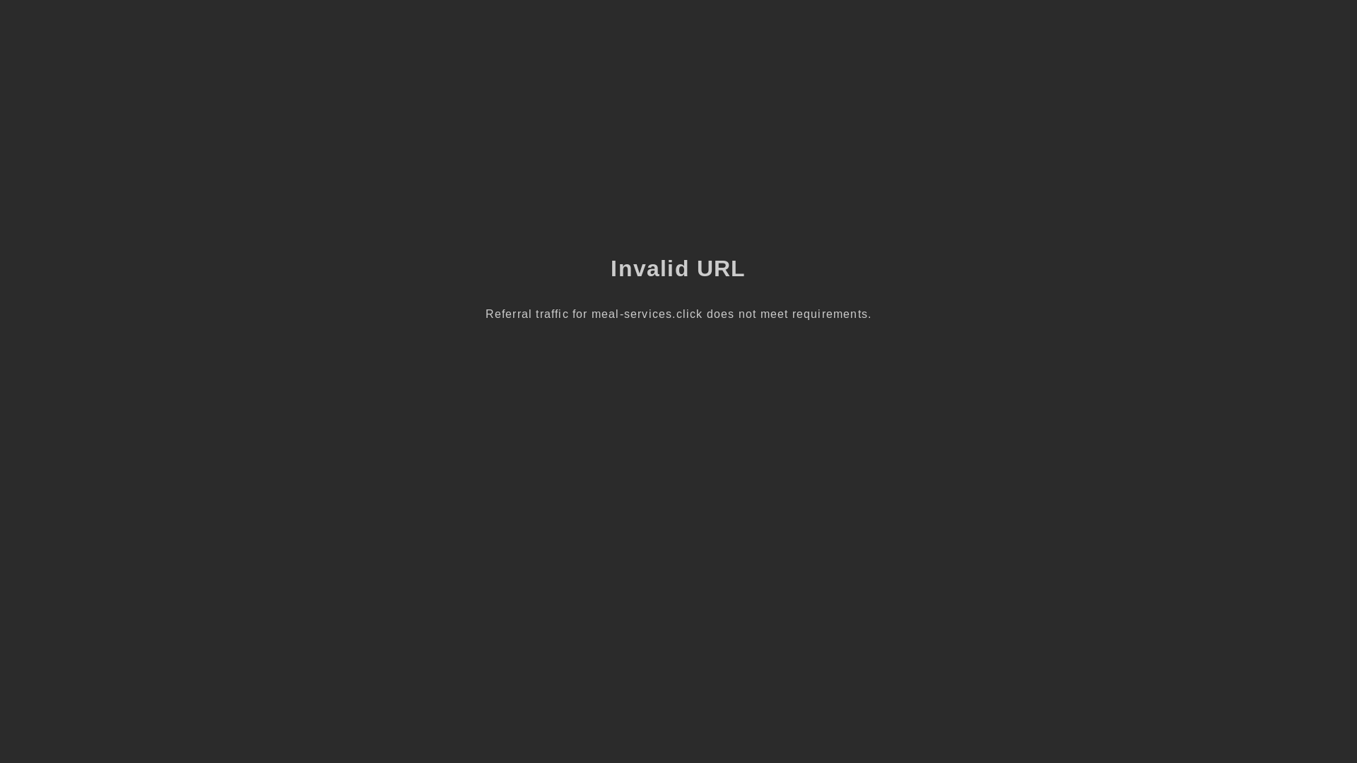 website screenshot of https://meal-services.click/