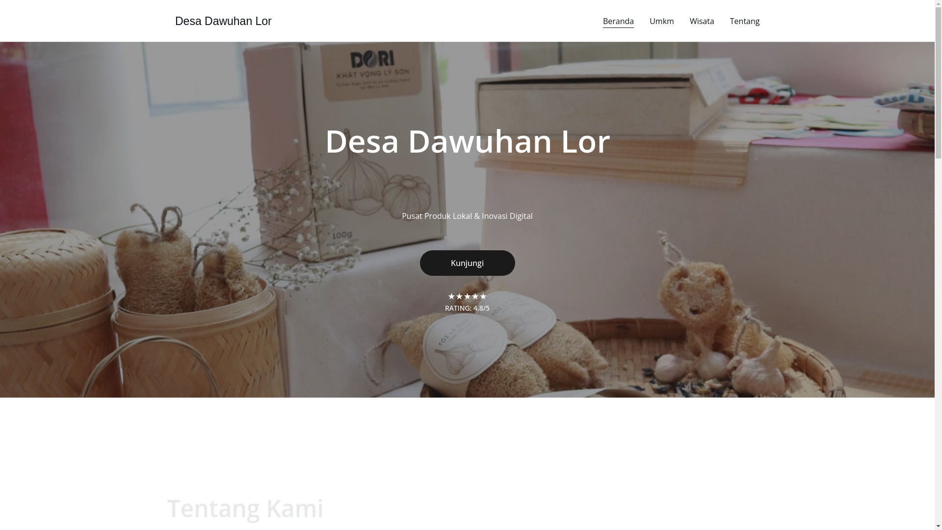 website screenshot of https://dawuhanlor.com/