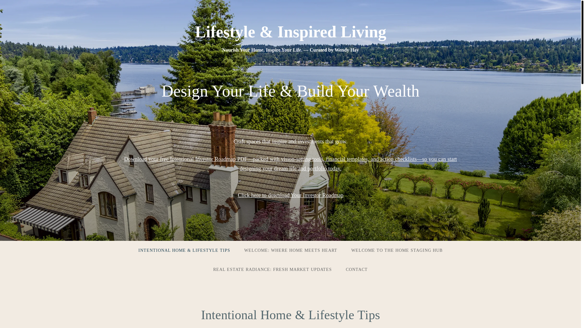 website screenshot of https://wendyhaylifestyle.com/