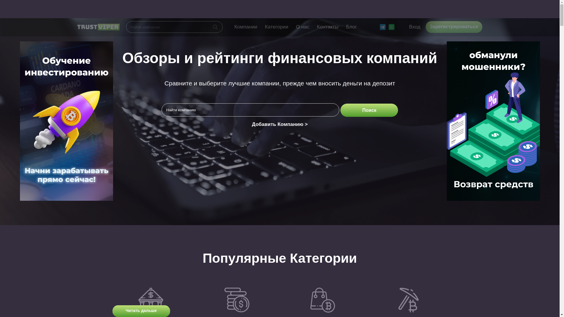website screenshot of https://trust-viper.com/