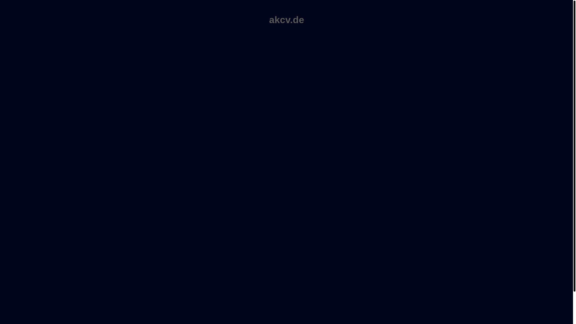 website screenshot of https://akcv.de/